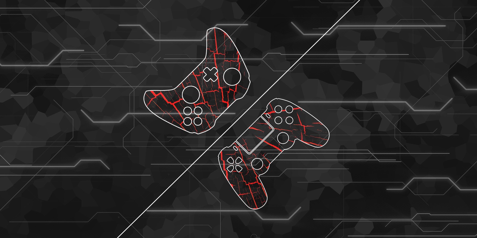 Gamer's Rift Controller Art Wall Art
