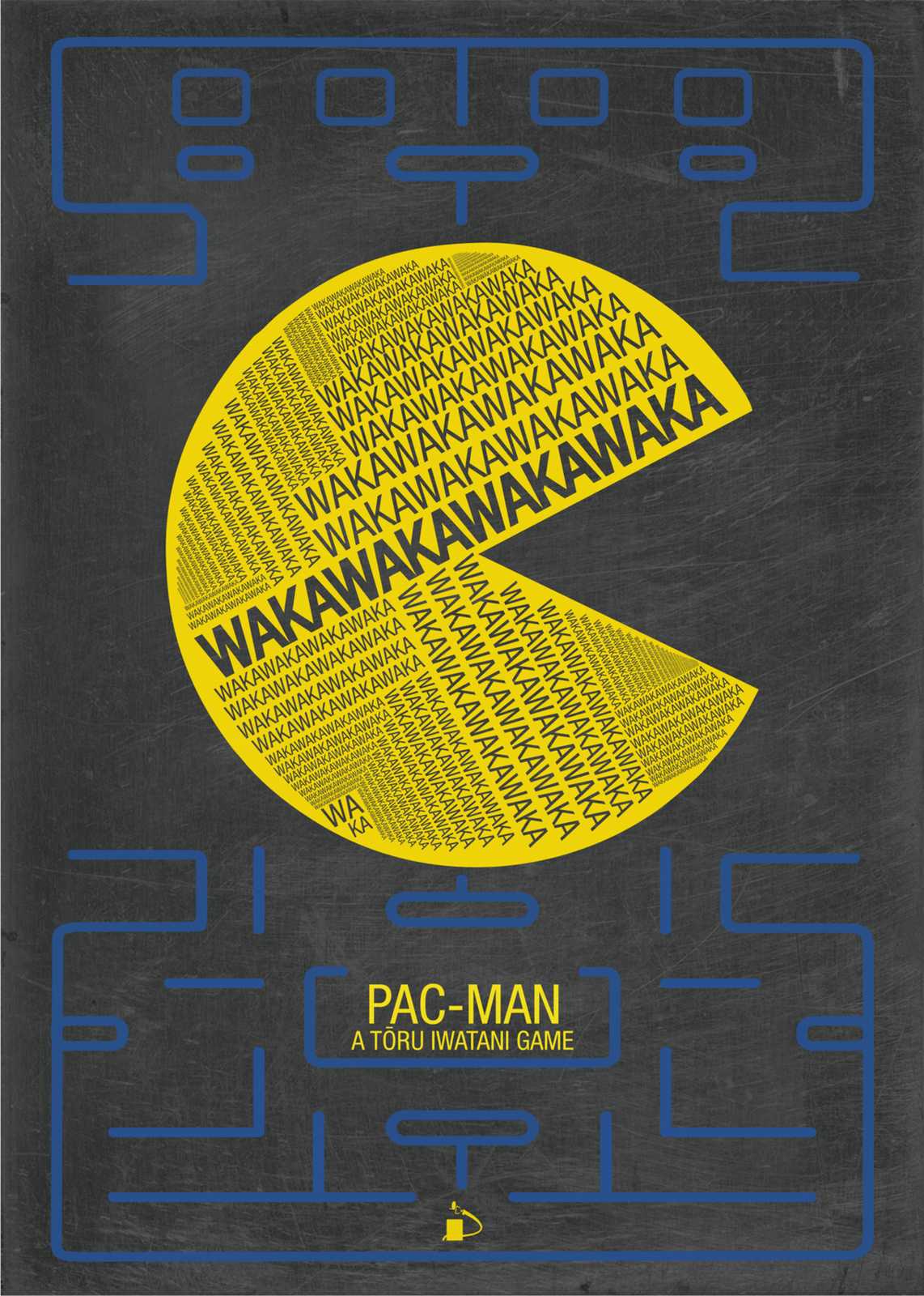 Retro Pac-Man Maze Wall Art