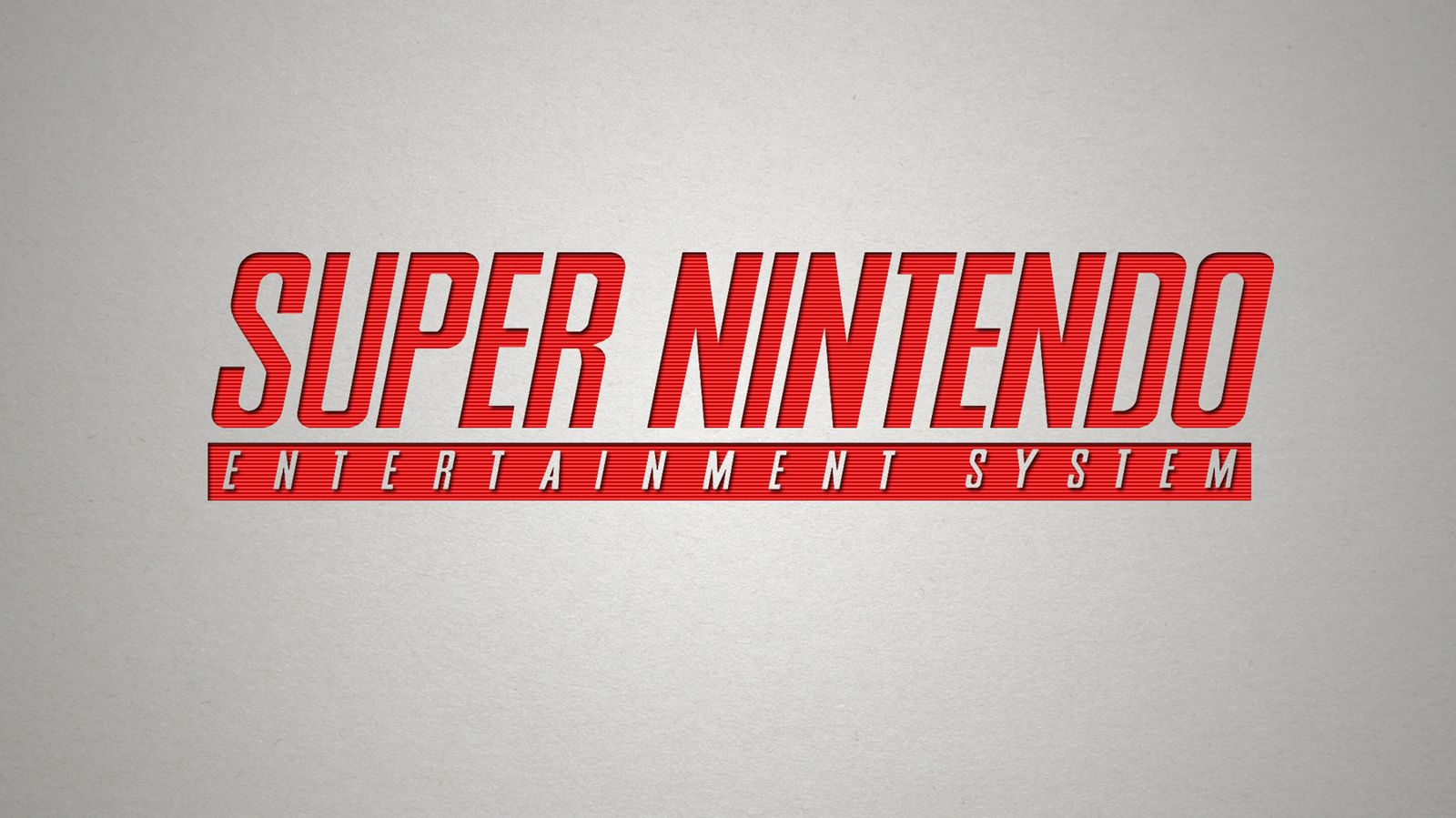 Retro Super Nintendo Logo Wall Art