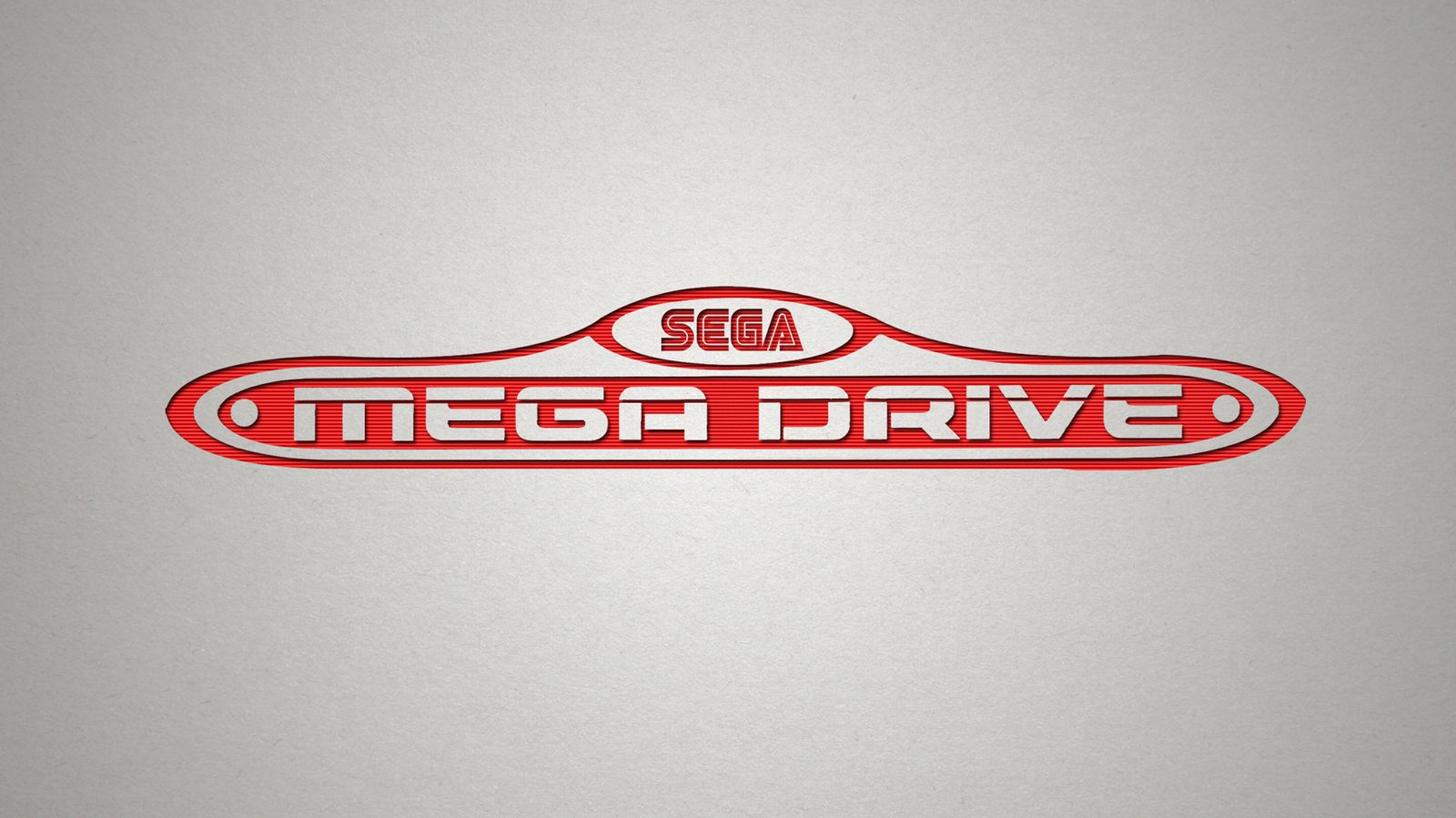 Retro Sega Mega Drive Logo Wall Art