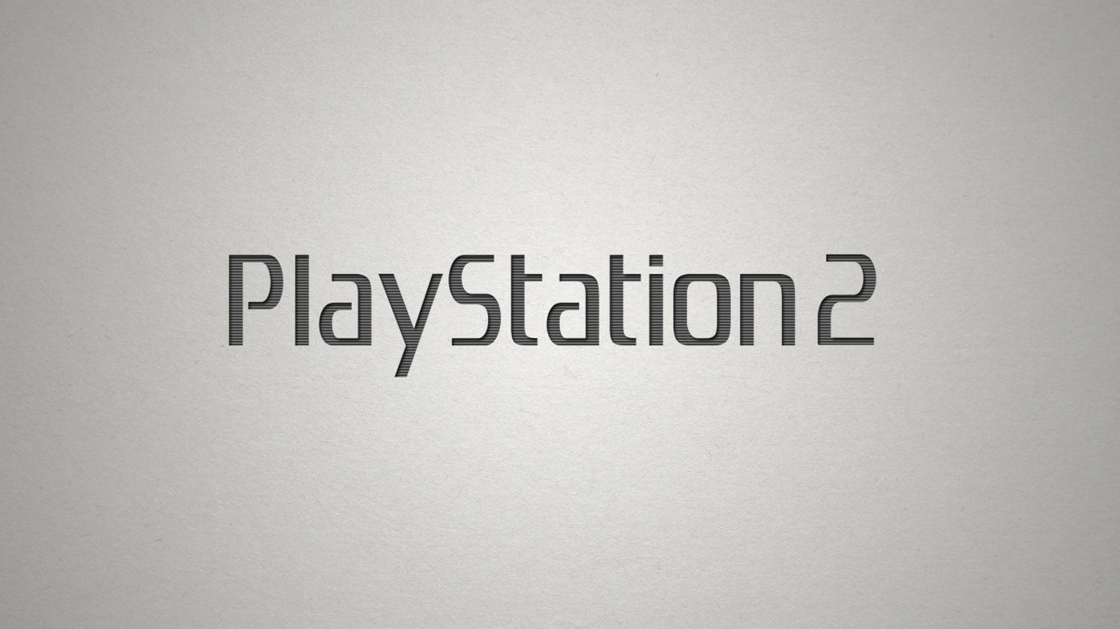 Retro PlayStation 2 Logo Minimalist Wall Art