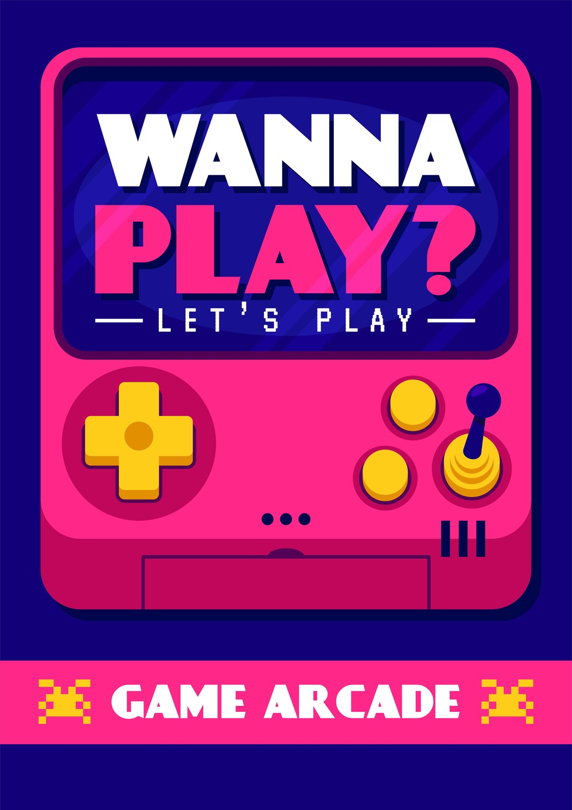 Retro Gaming Vibes Wall Art