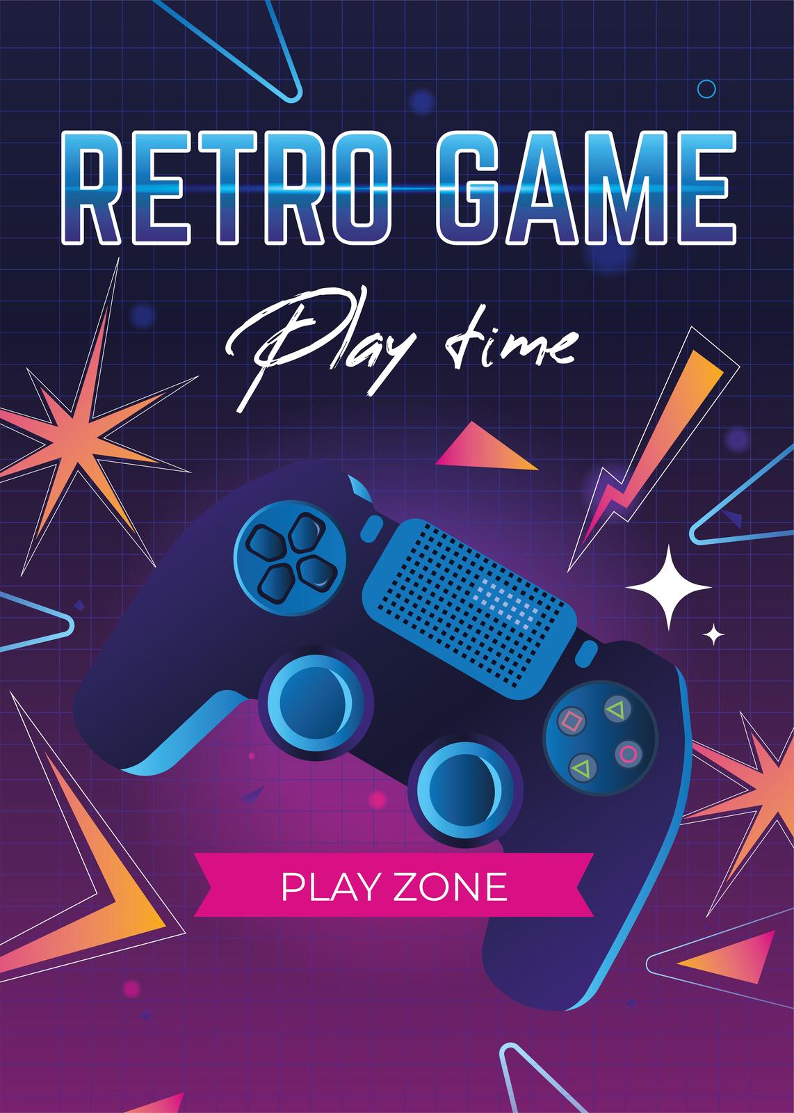 Retro Gaming Controller Wall Art