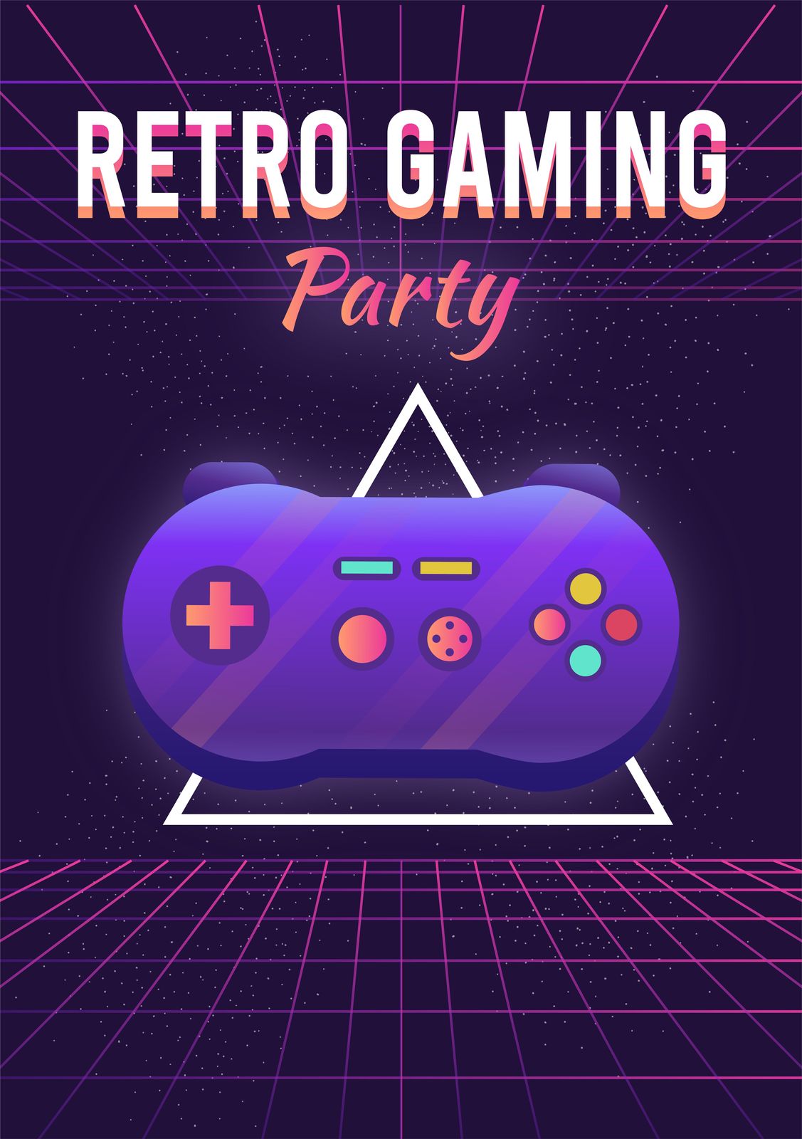 Retro Gaming Controller Wall Art