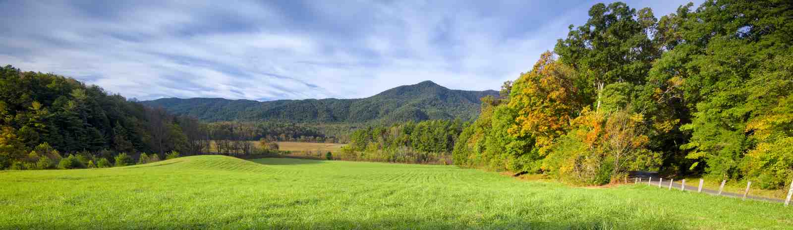 Rolling Hills Autumn Mountain Landscape Wall Art