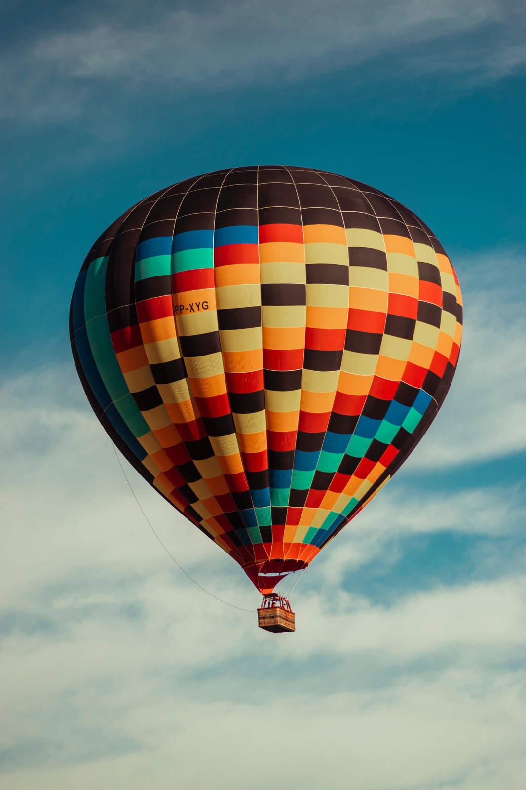 Colorful Hot Air Balloon Adventure Wall Art