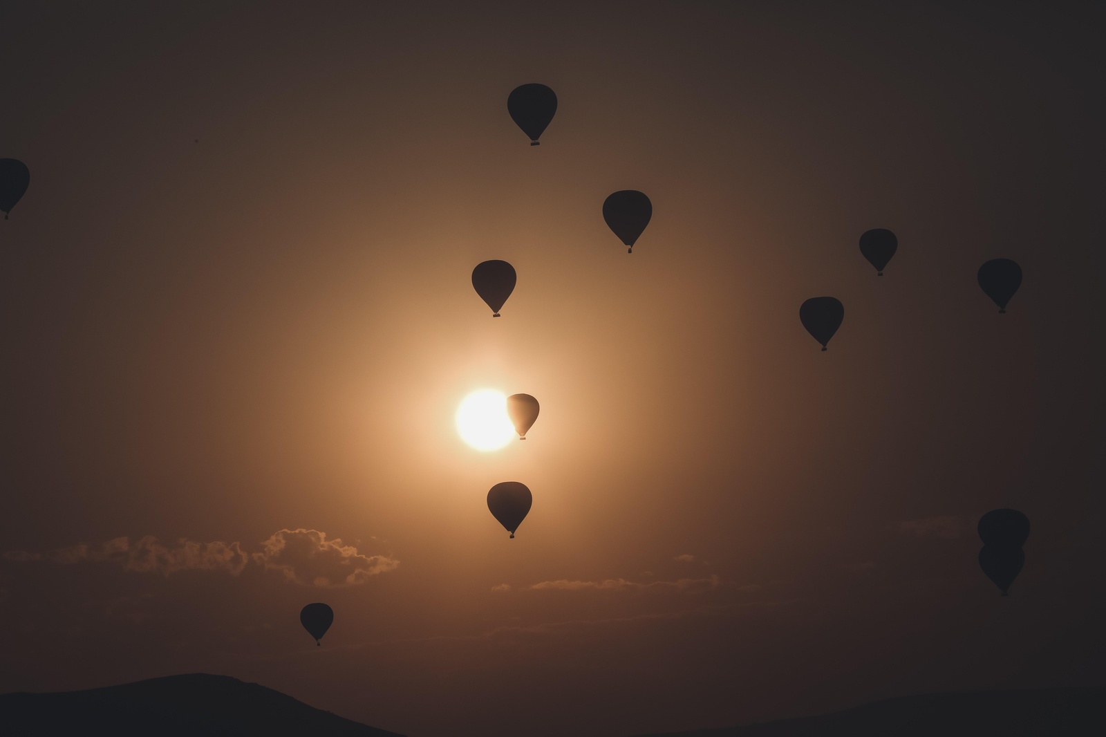Sunrise Hot Air Balloons Wall Art