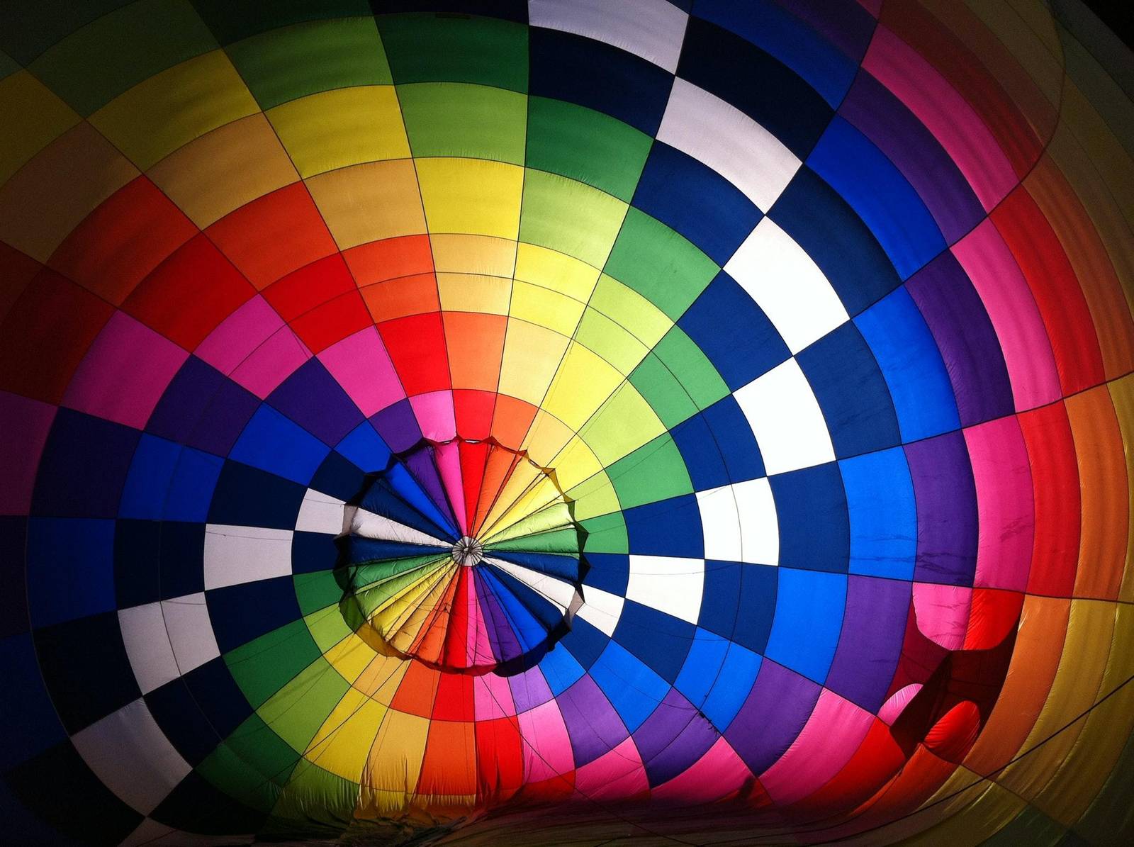 Vibrant Hot Air Balloon Wall Art - Colorful Wall Art