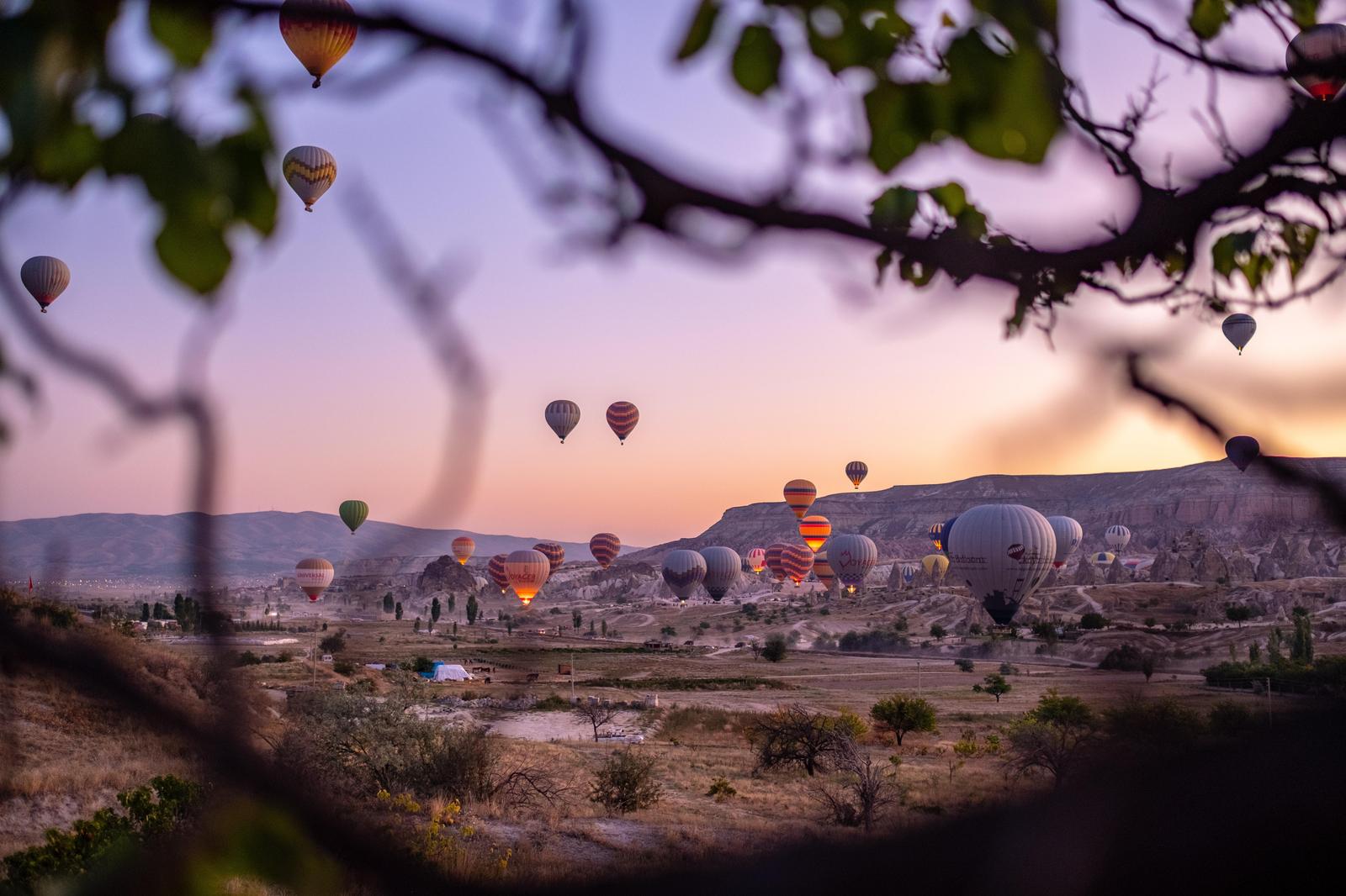 Hot Air Balloon Sunrise Cappadocia Wall Art