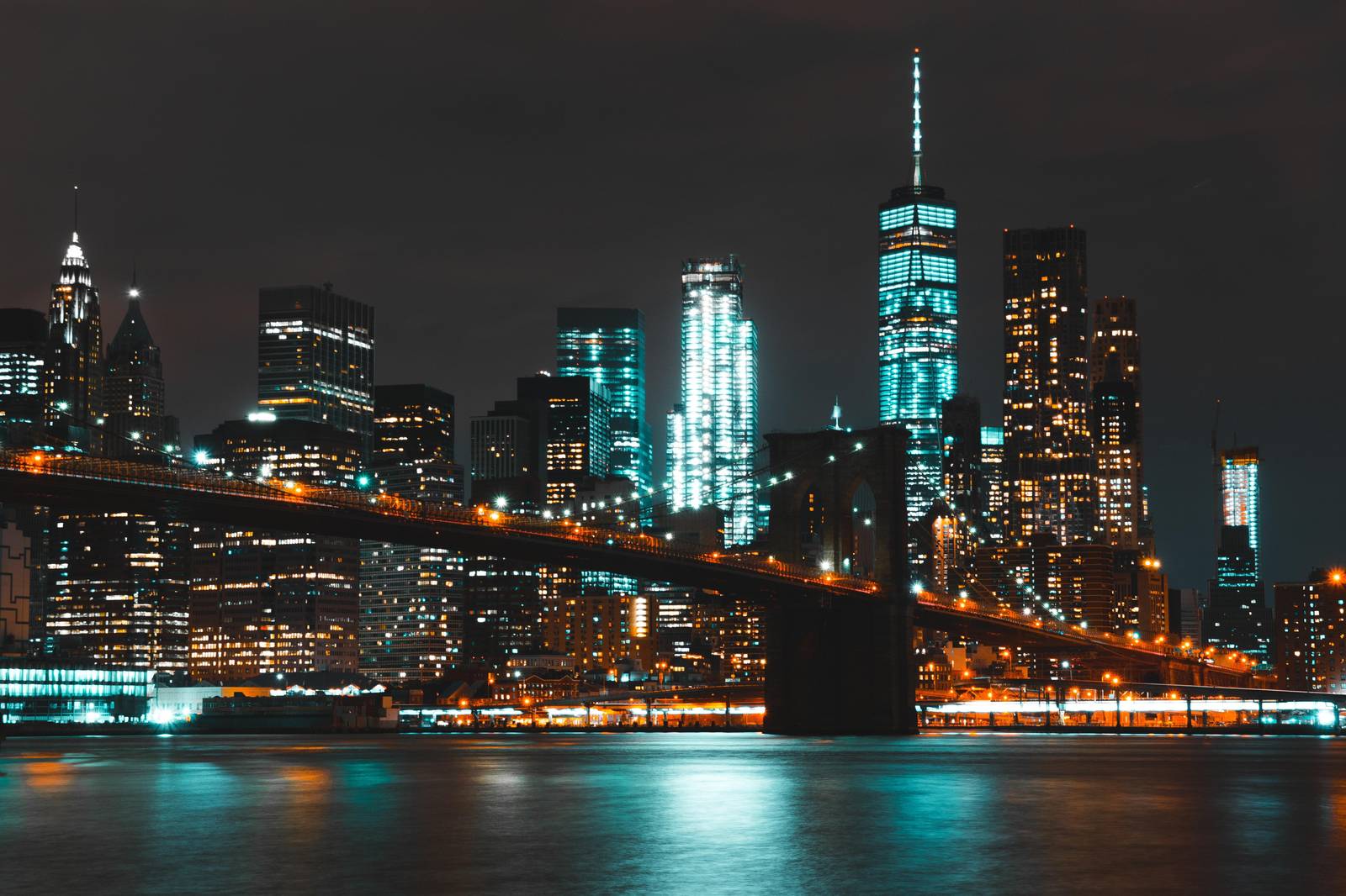 NYC Brooklyn Bridge Skyline Wall Art