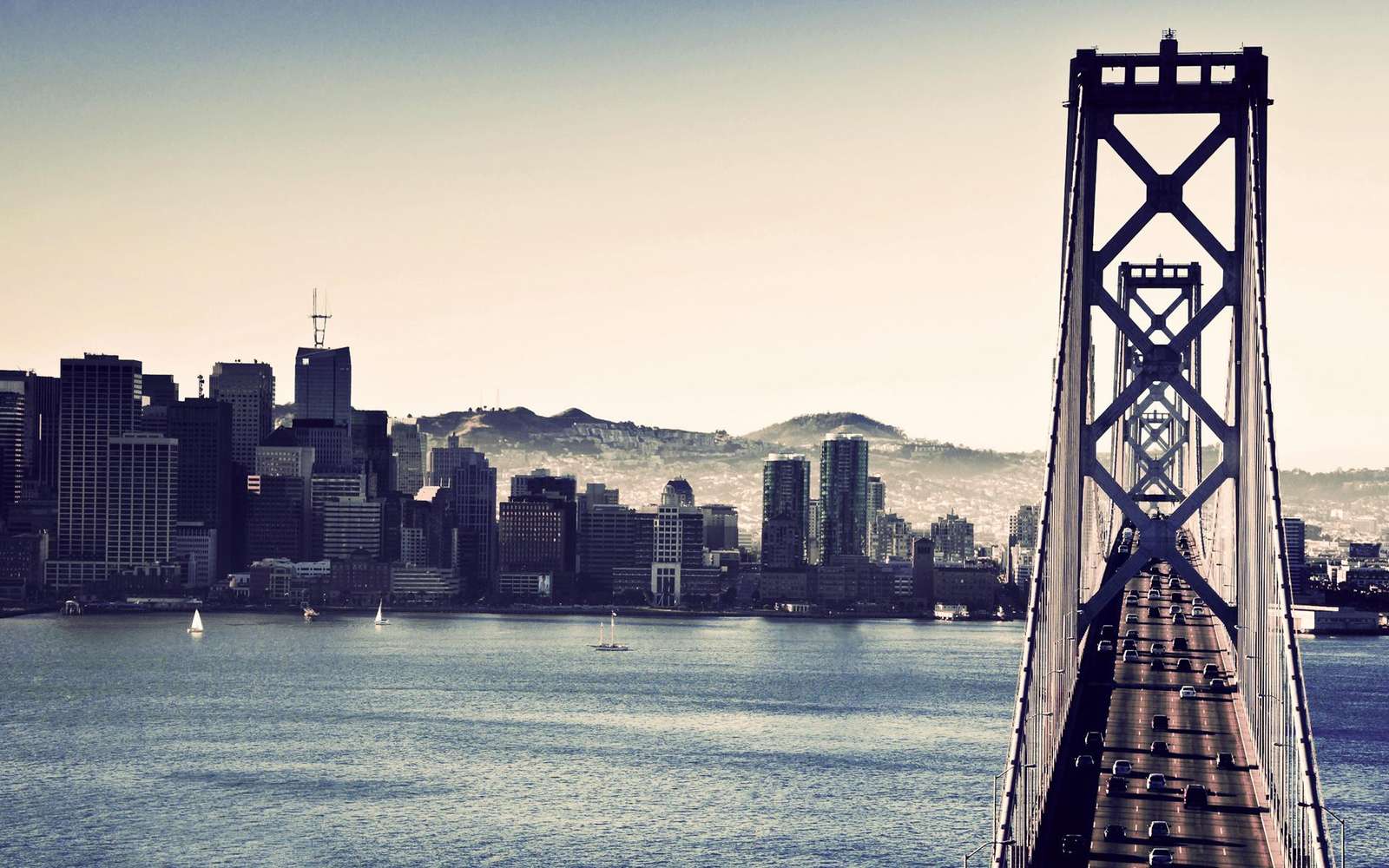 San Francisco Bay Bridge Skyline Wall Art