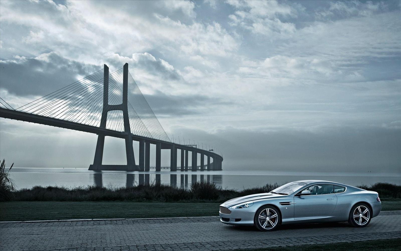 Luxury Sports Car & Bridge Wall Art