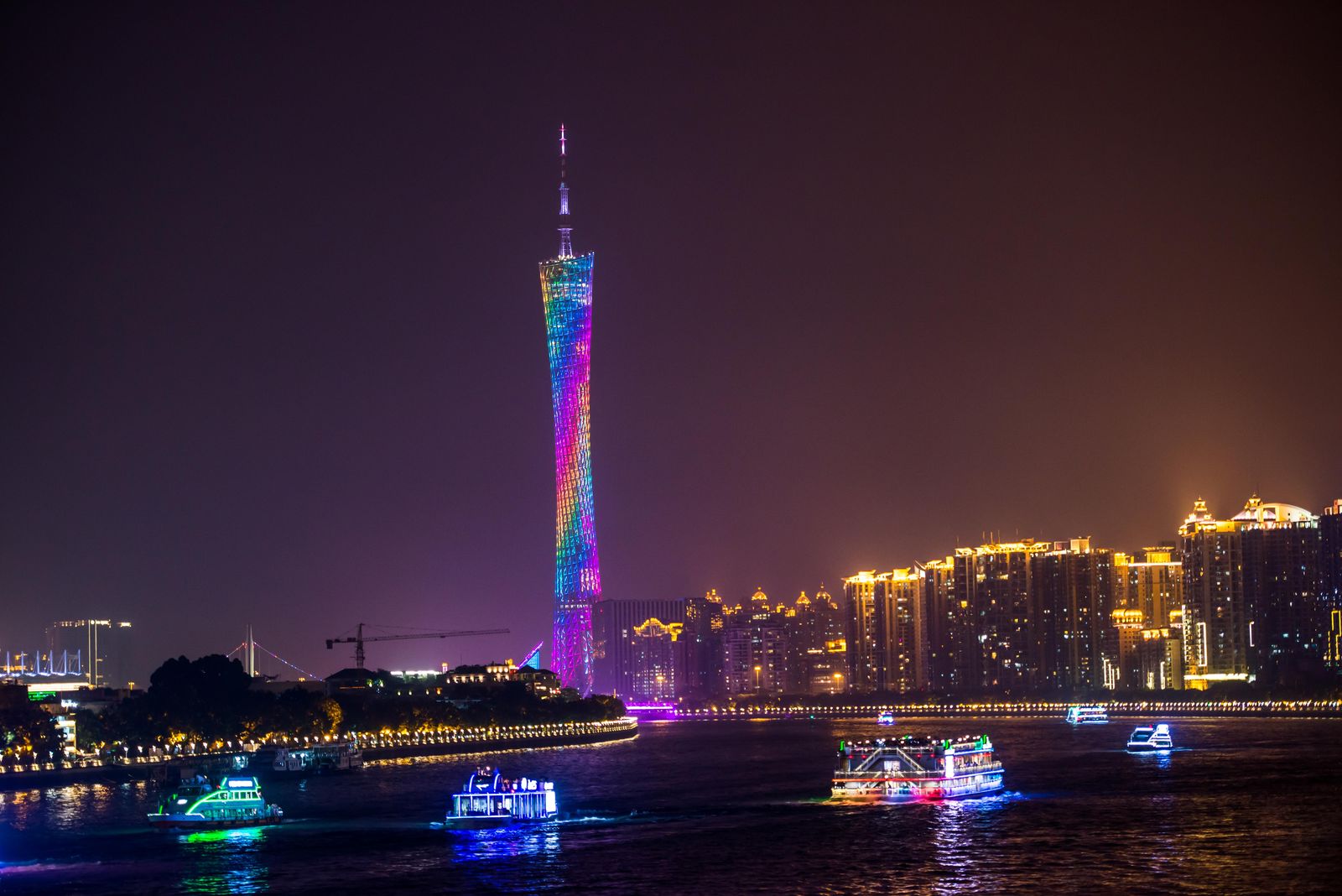 Vibrant City Skyline & Tower Wall Art