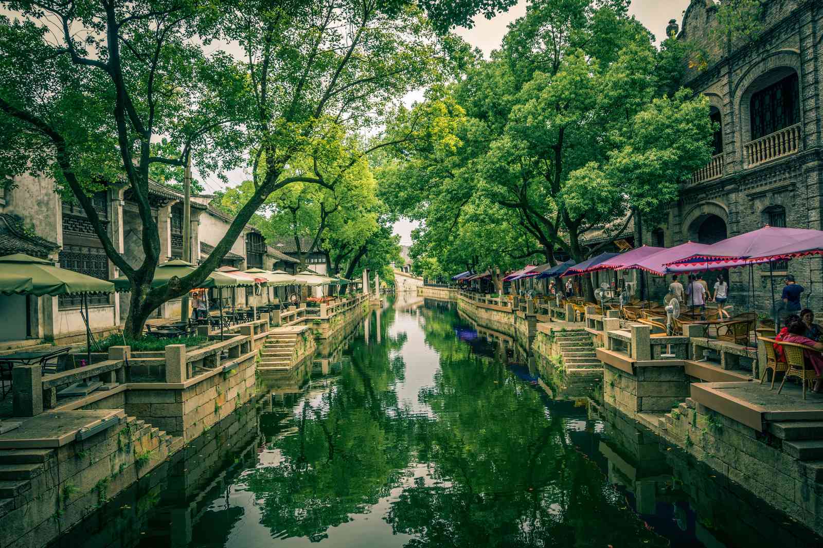 Tranquil Canal Serenity Wall Art