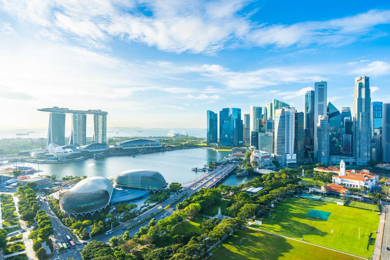 Singapore Skyline Marina Bay Wall Art