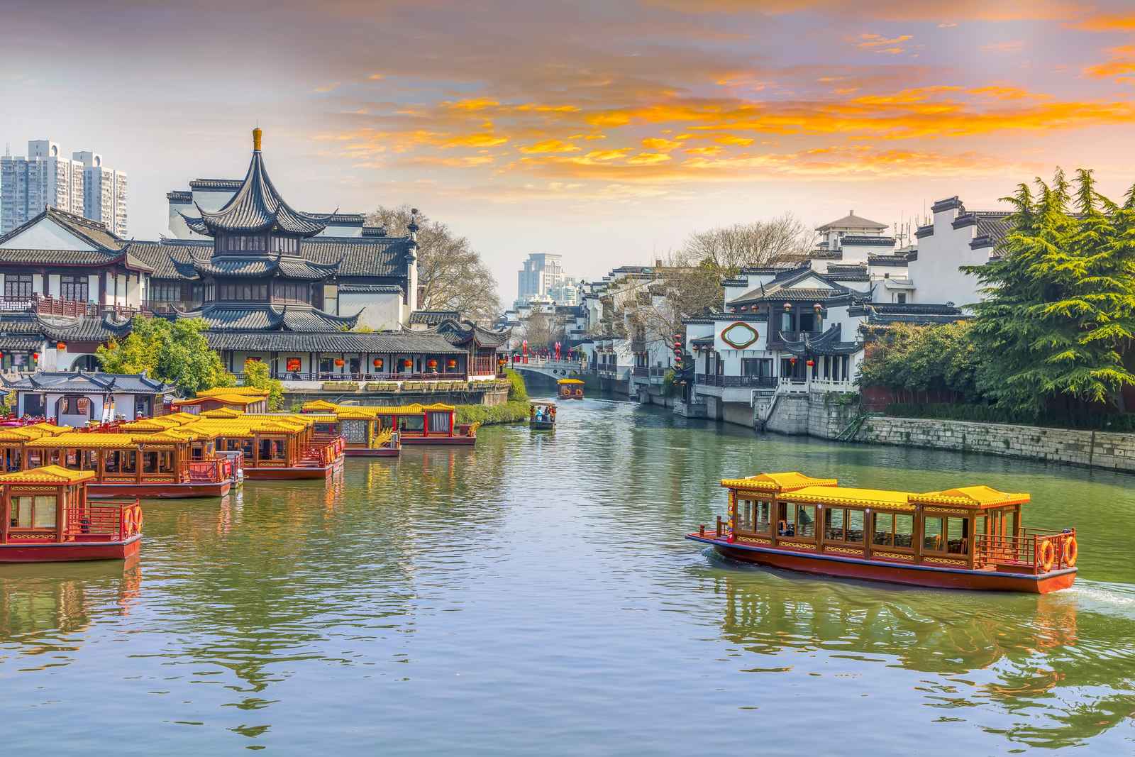 Tranquil Riverboat Scene Wall Art