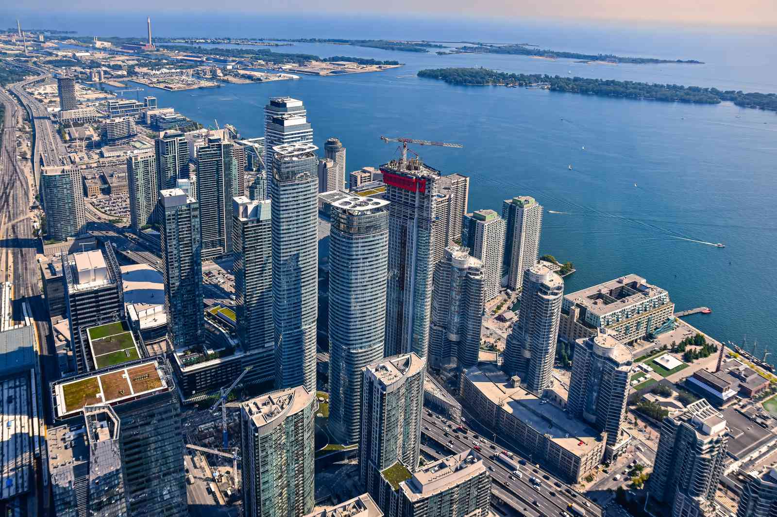 Toronto Skyline Aerial Wall Art