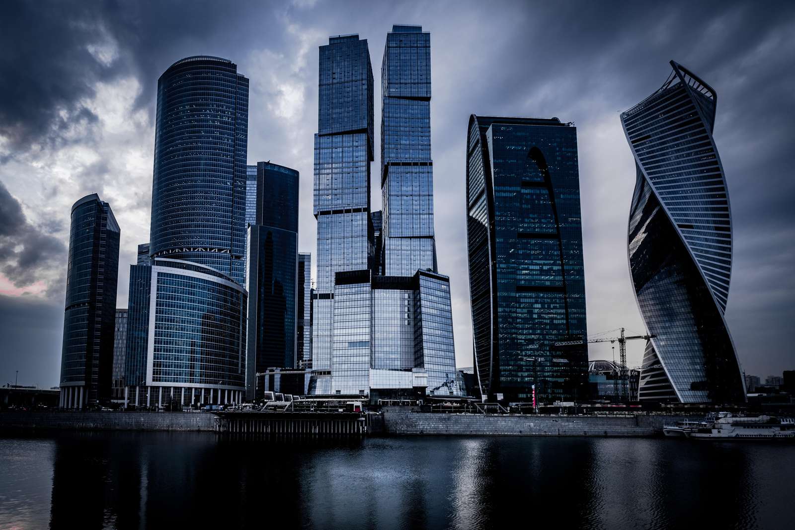Modern Cityscape Skyline Wall Art