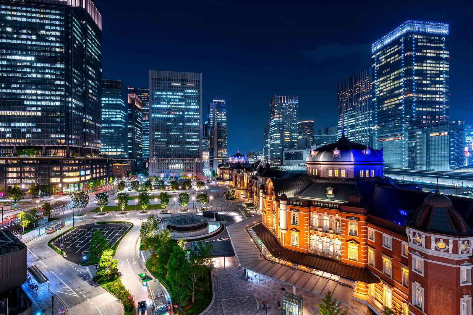 Tokyo Skyline at Night Wall Art