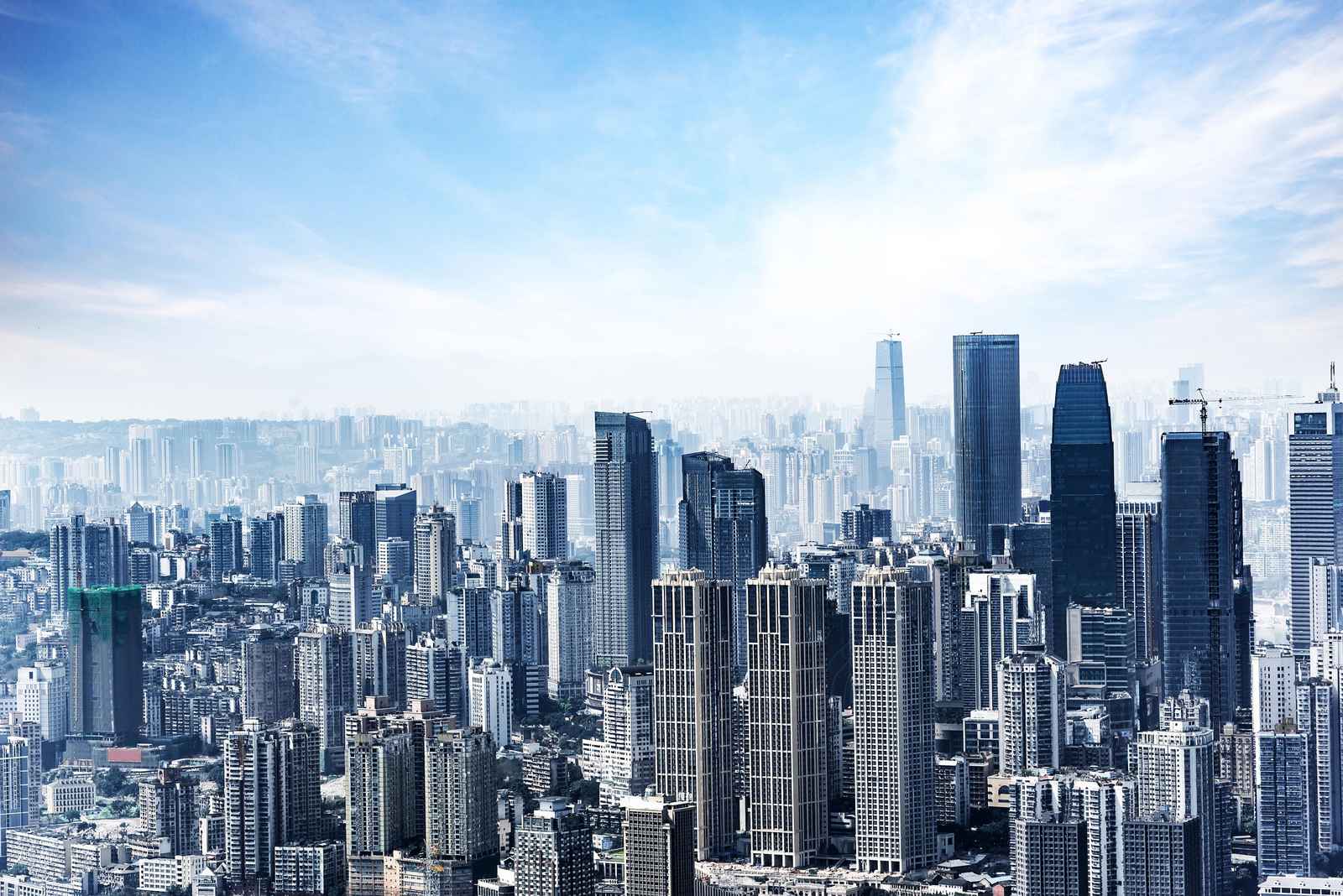 Modern Cityscape Skyline Wall Art