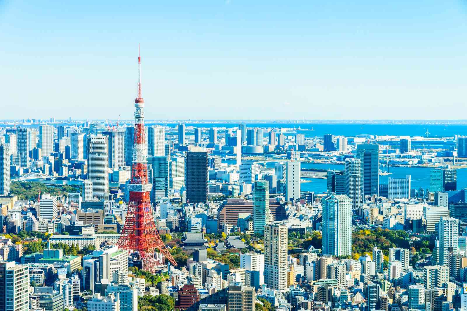 Tokyo Tower Cityscape Wall Art