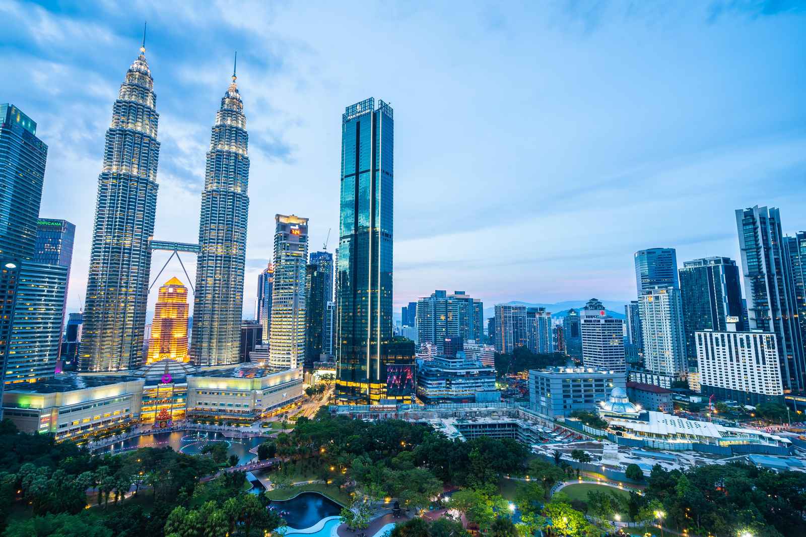 Petronas Towers Kuala Lumpur Skyline Wall Art