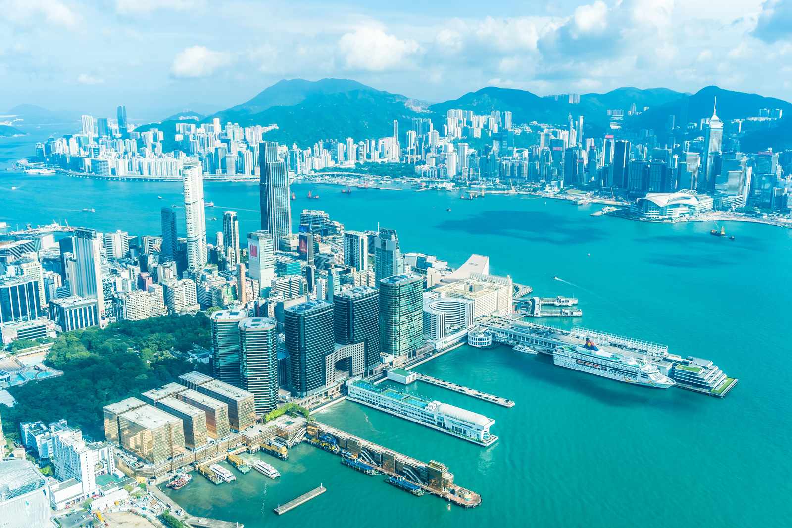 Hong Kong Skyline Harbor City Wall Art