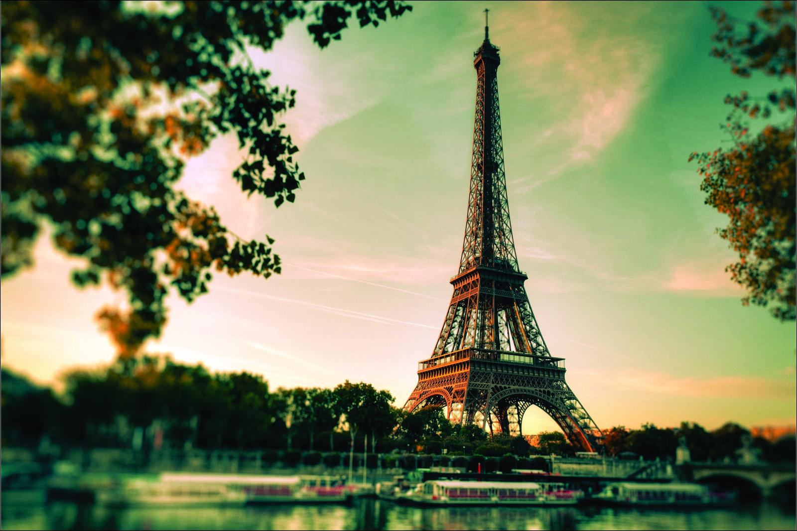 Eiffel Tower Paris Scenery Wall Art