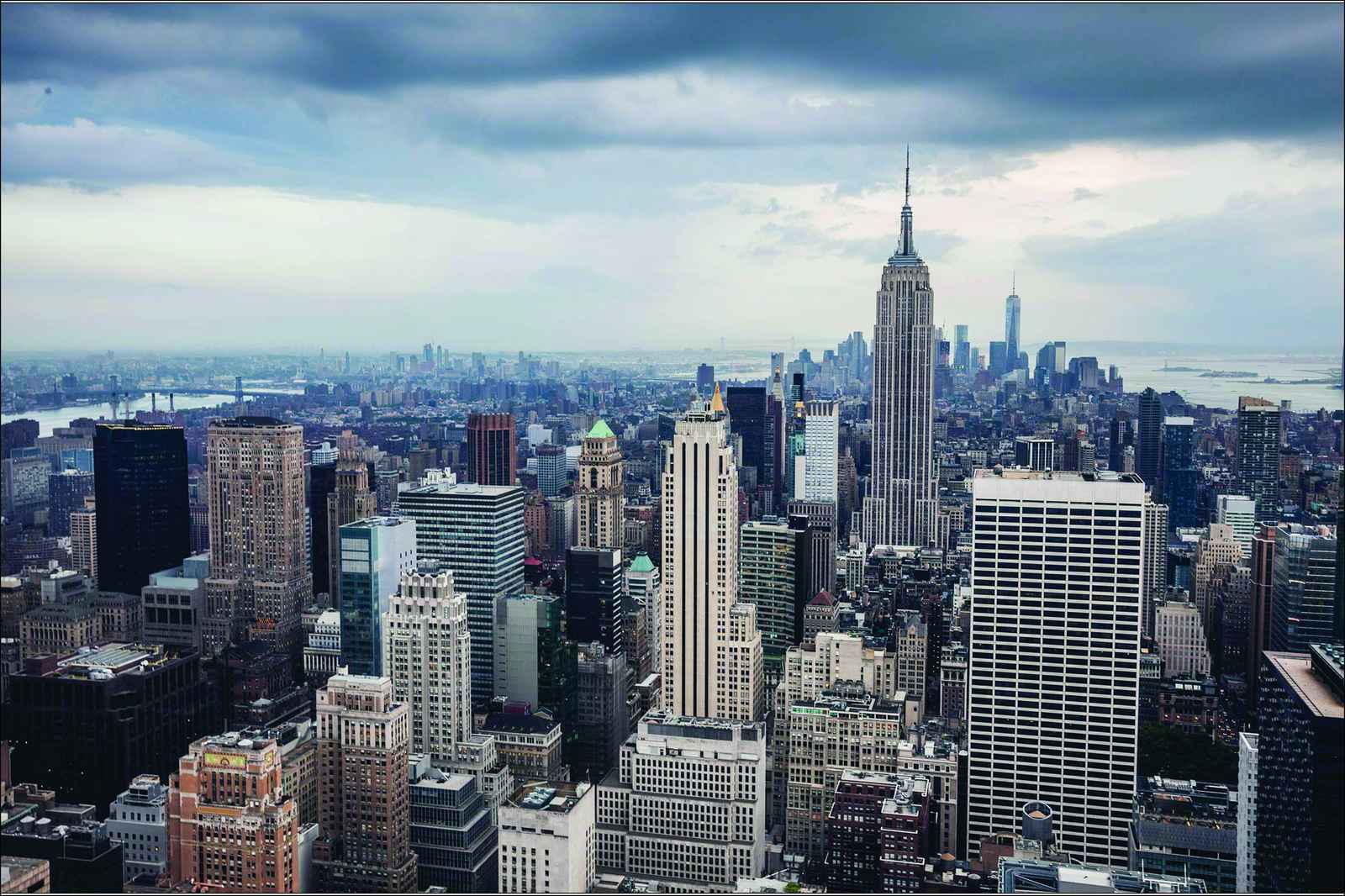 NYC Skyline Empire State Building Wall Art