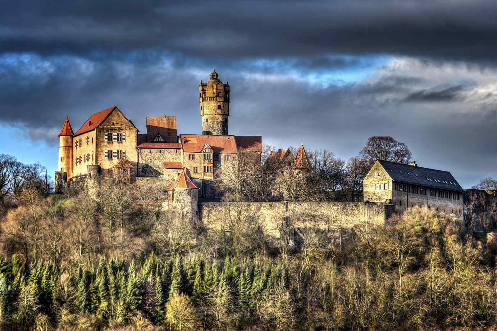 Dramatic Castle Wall Art Wall Art