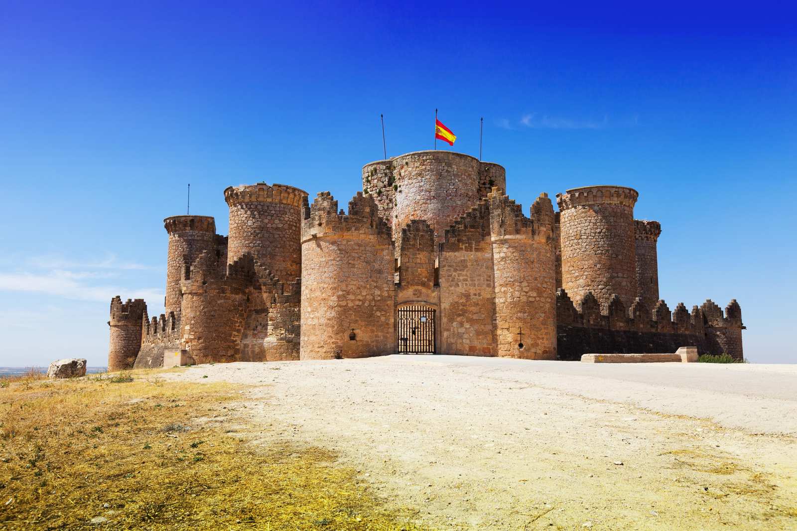 Majestic Castle & Spanish Flag Wall Art