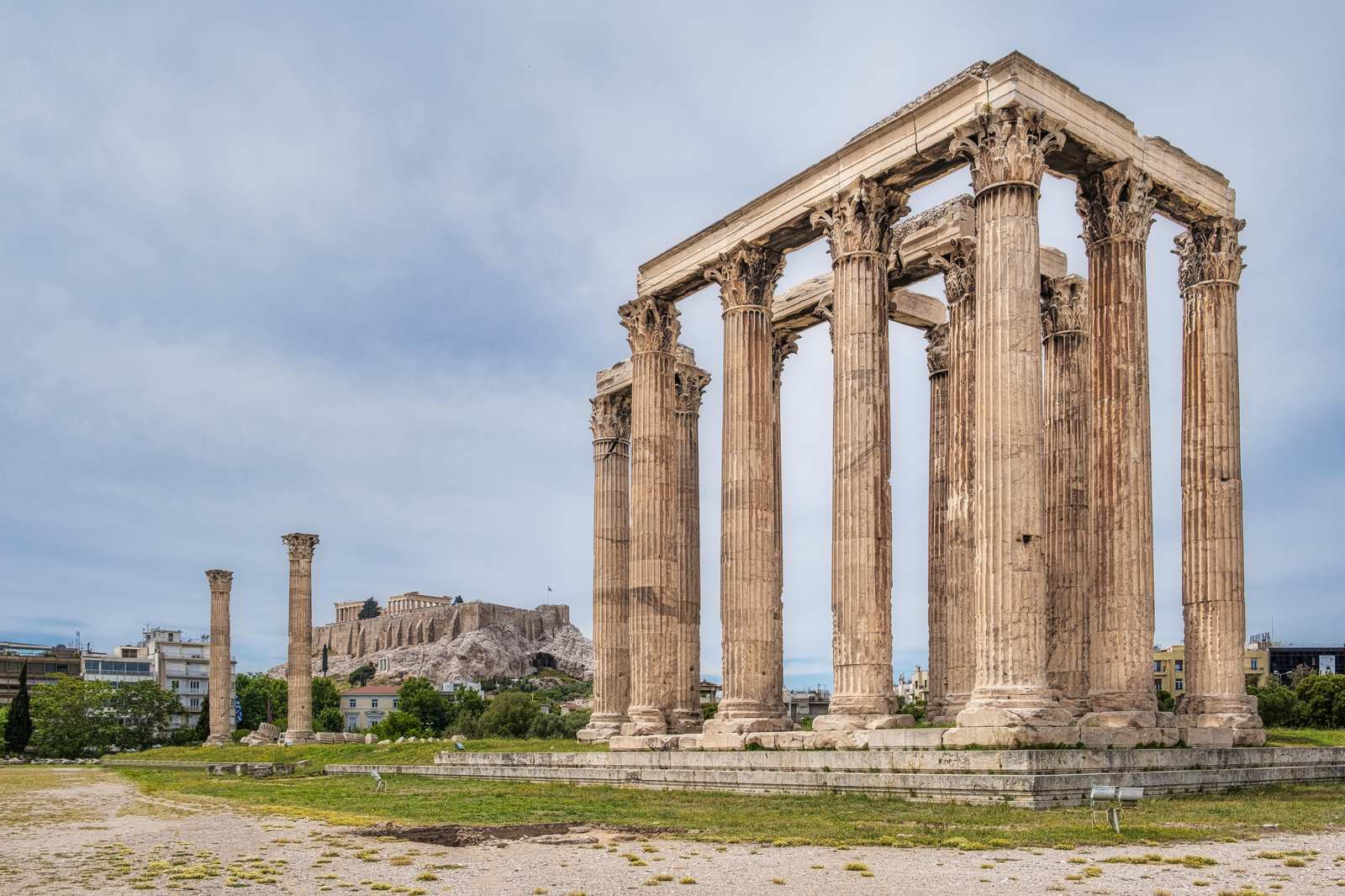 Temple of Olympian Zeus Ancient Greece Wall Art