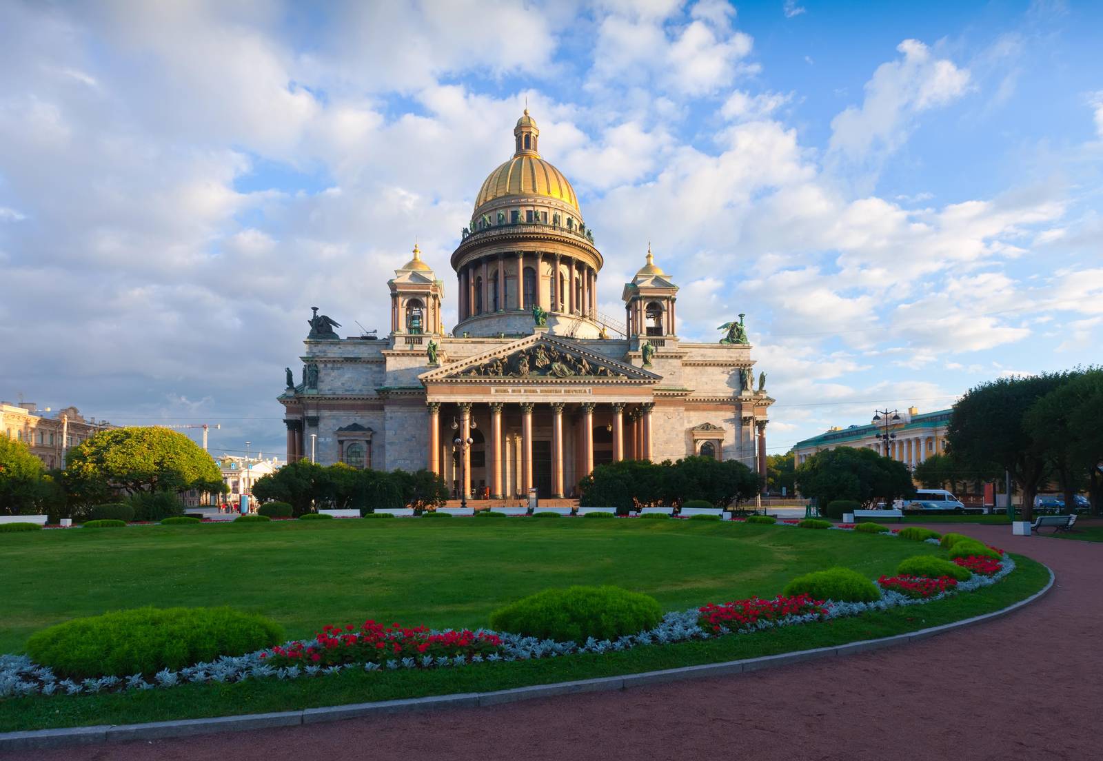 St. Petersburg Cathedral Golden Dome Wall Art