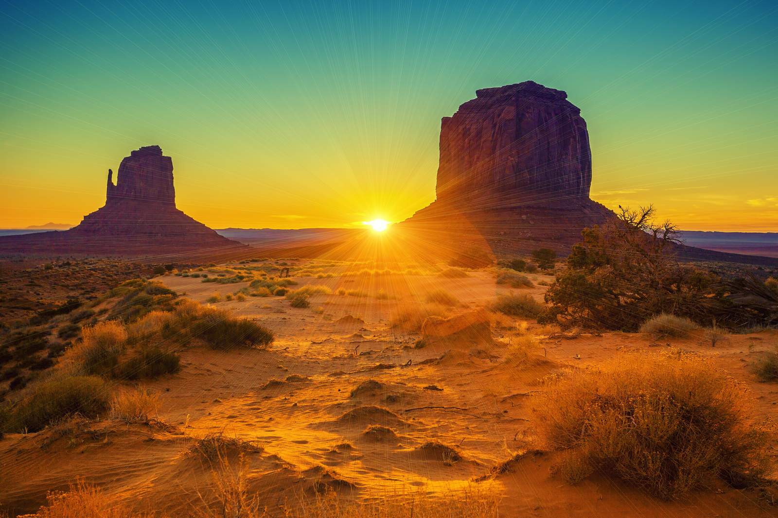 Monument Valley Sunrise Wall Art