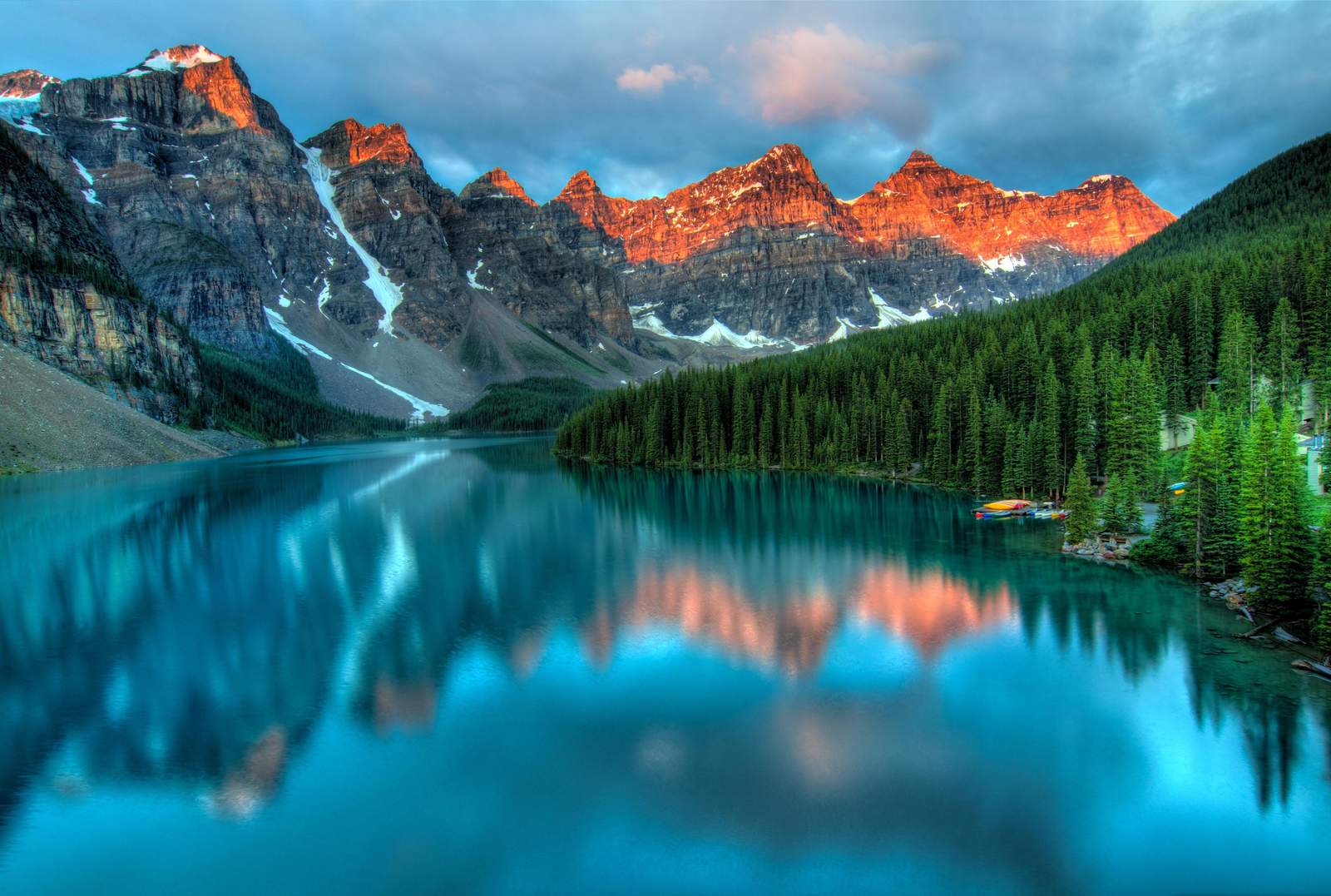 Majestic Mountain Lake Serenity Wall Art