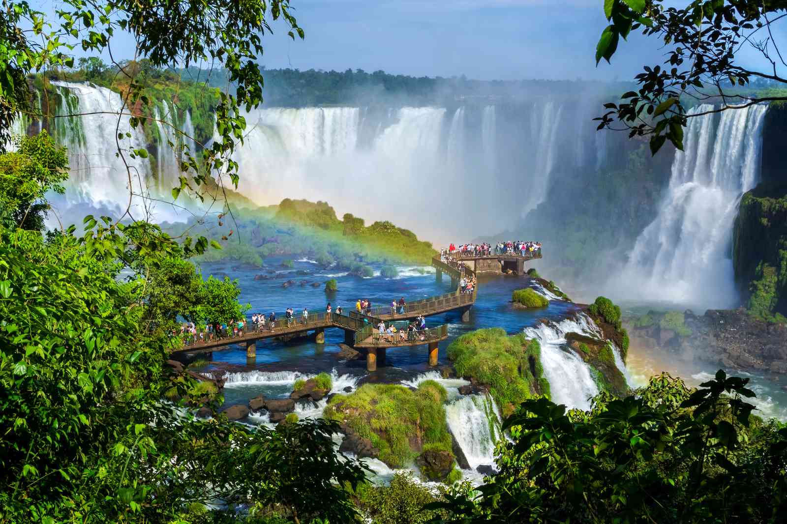 Majestic Iguazu Falls Nature Landscape Wall Art
