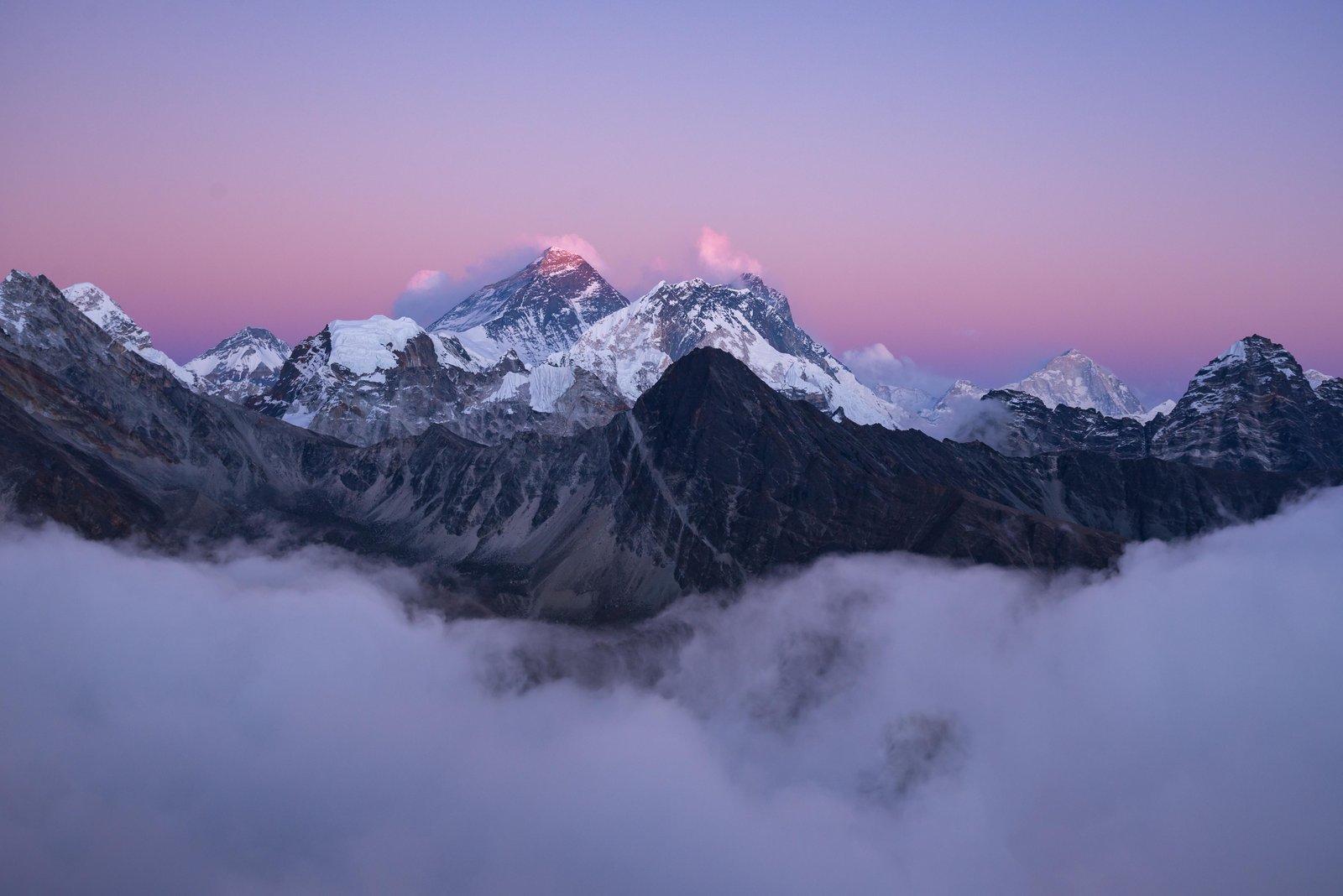 Majestic Everest Sunrise Mountain Wall Art