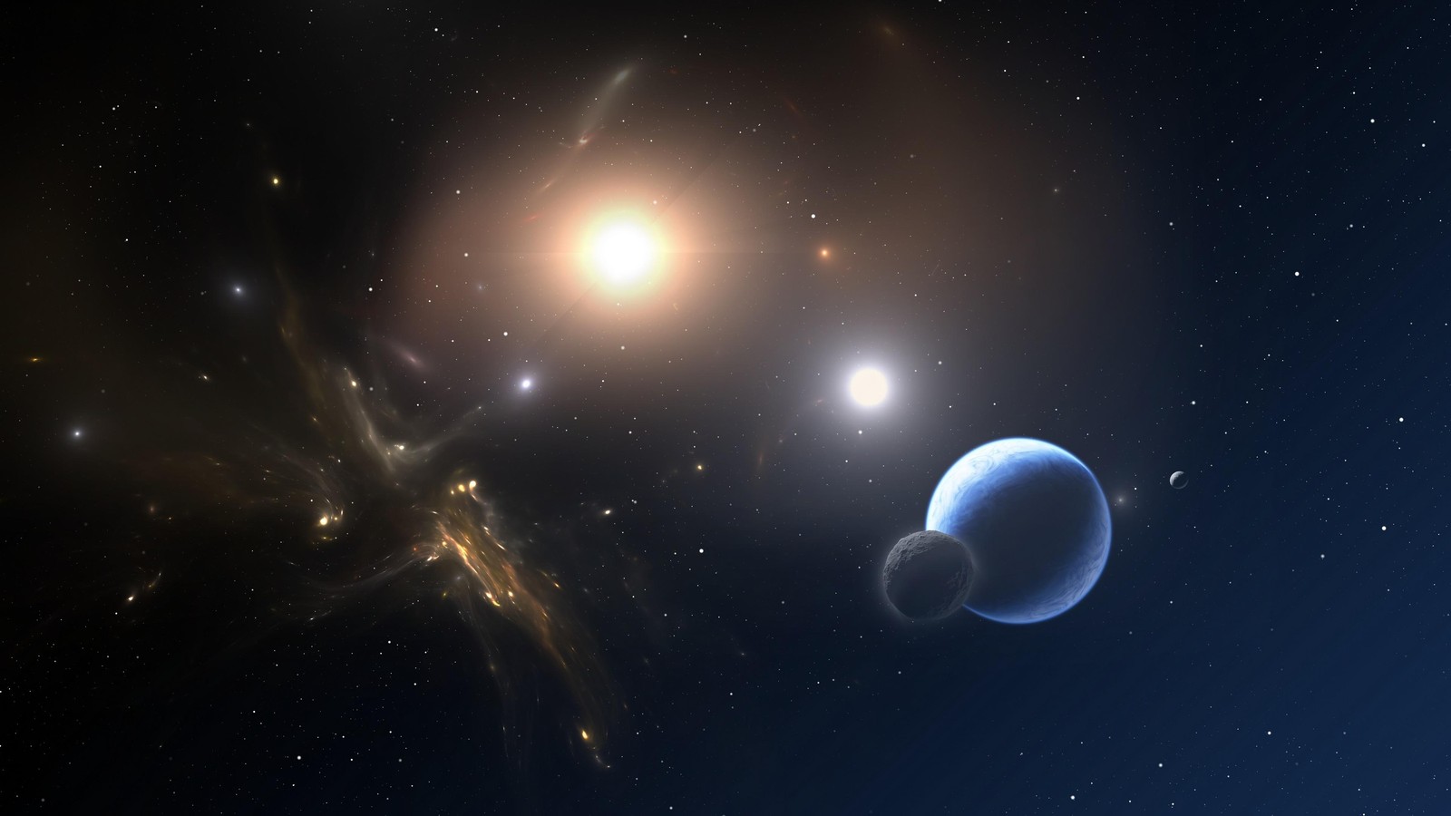 Cosmic Voyage Planet Galaxy Wall Art