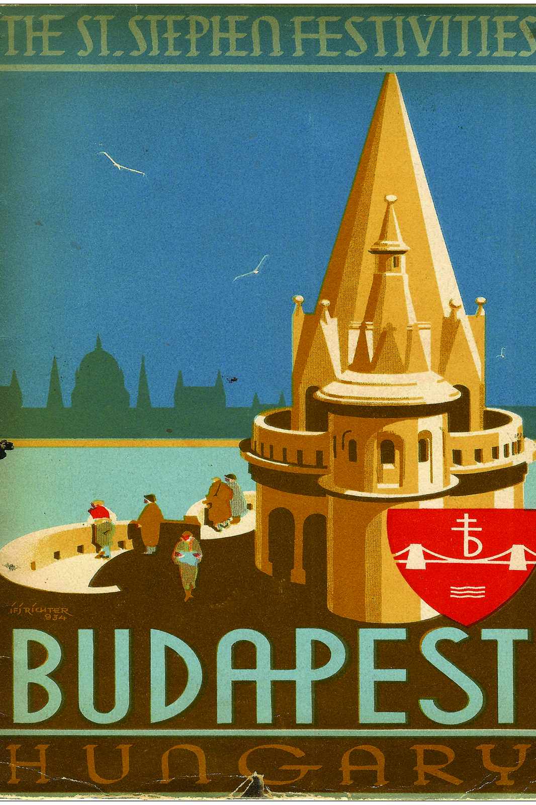 Budapest Fisherman's Bastion Vintage Wall Art