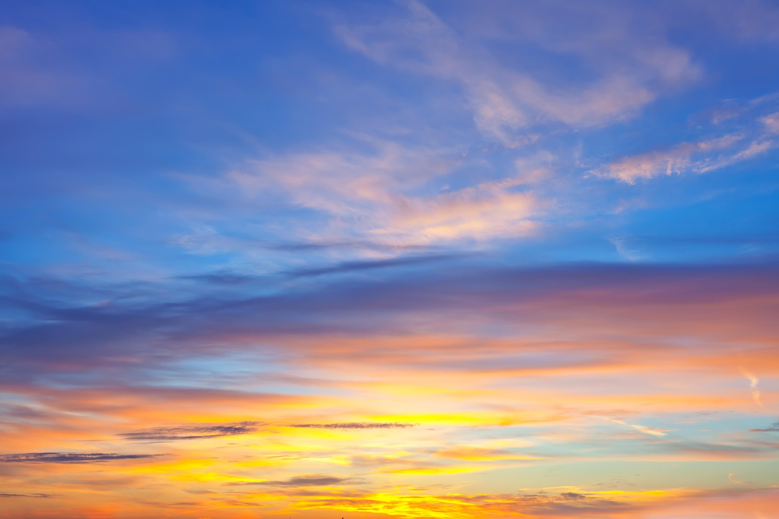 Vibrant Sunset Sky Wall Art