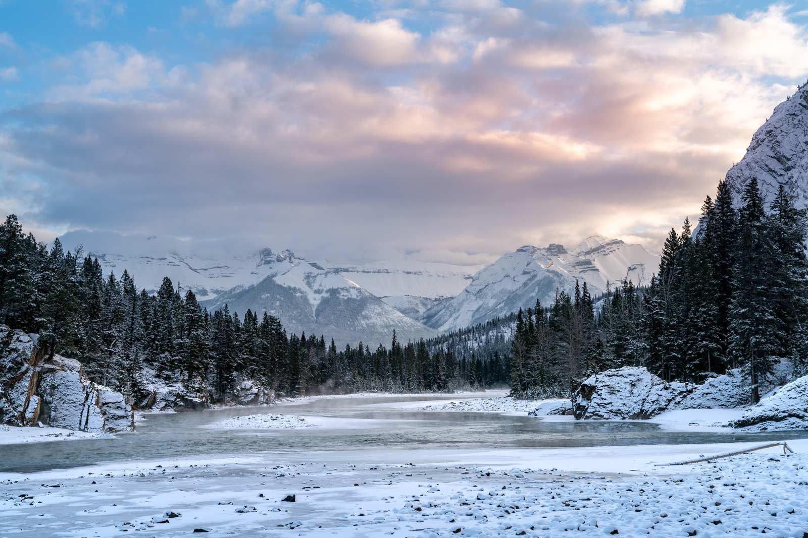 Serene Winter Landscape Wall Art