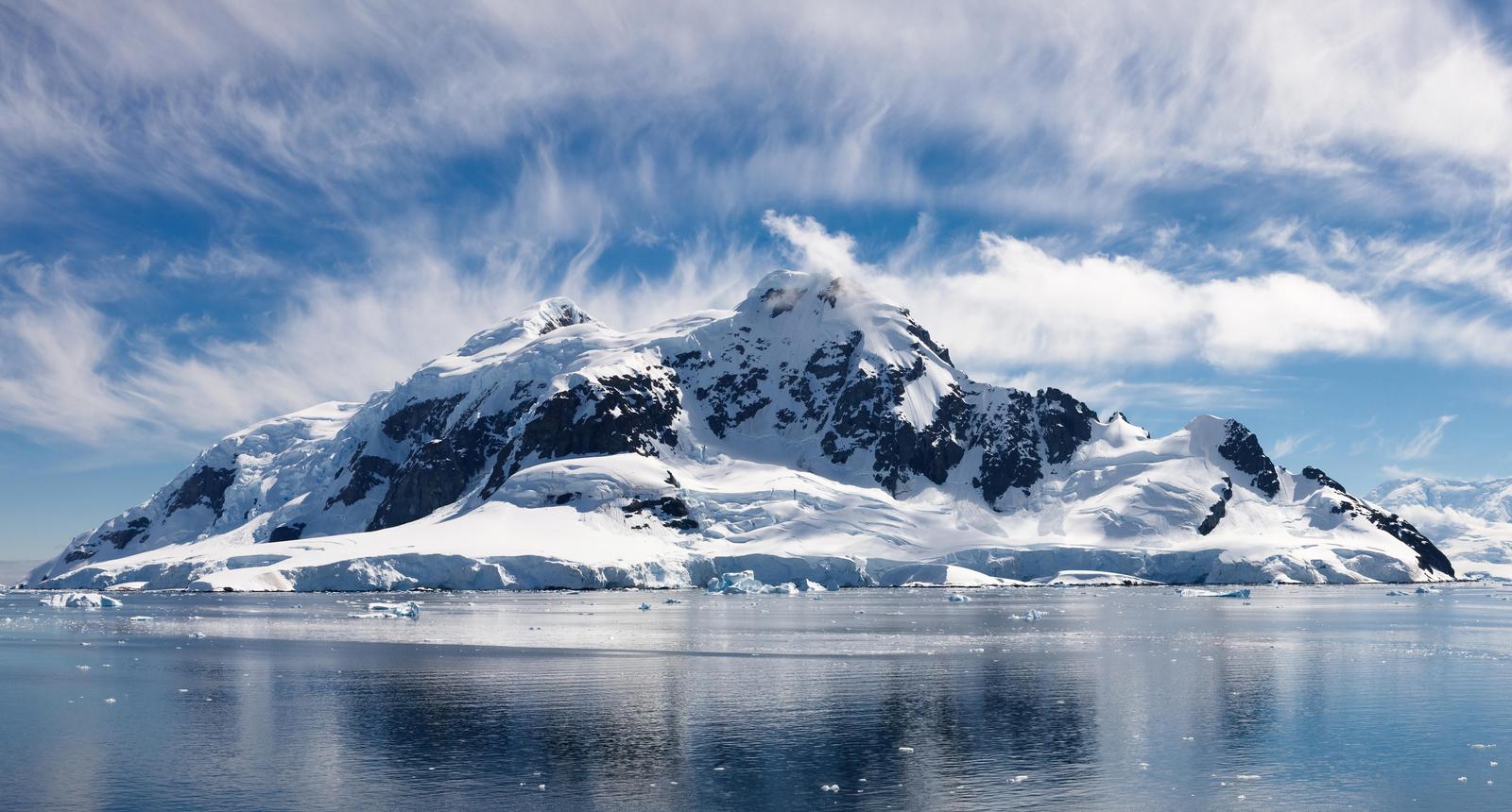 Majestic Snow Mountains & Ocean Wall Art