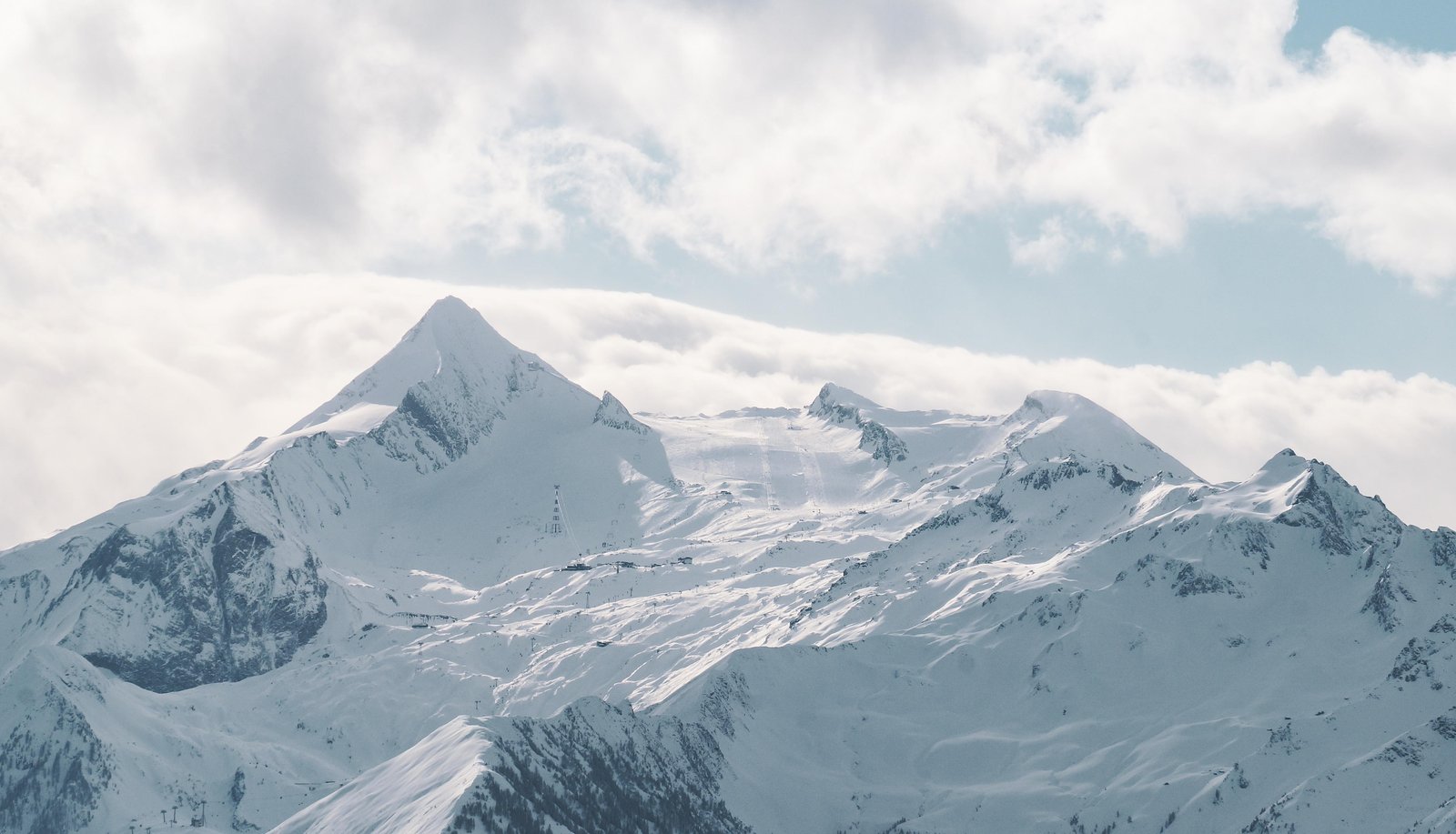 Majestic Snowy Peaks Mountain Wall Art