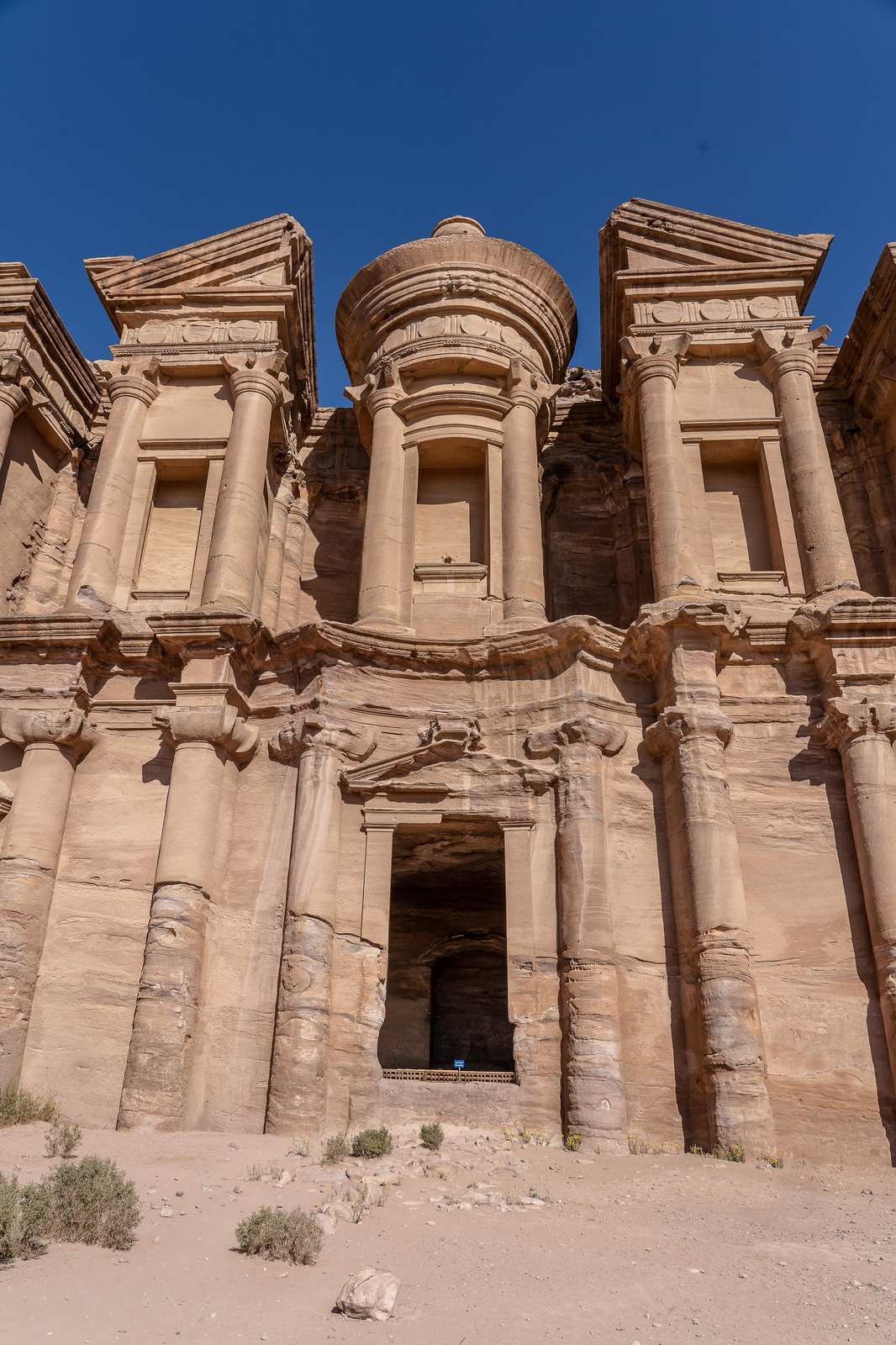 Ancient Petra Monastery Sandstone Wall Art