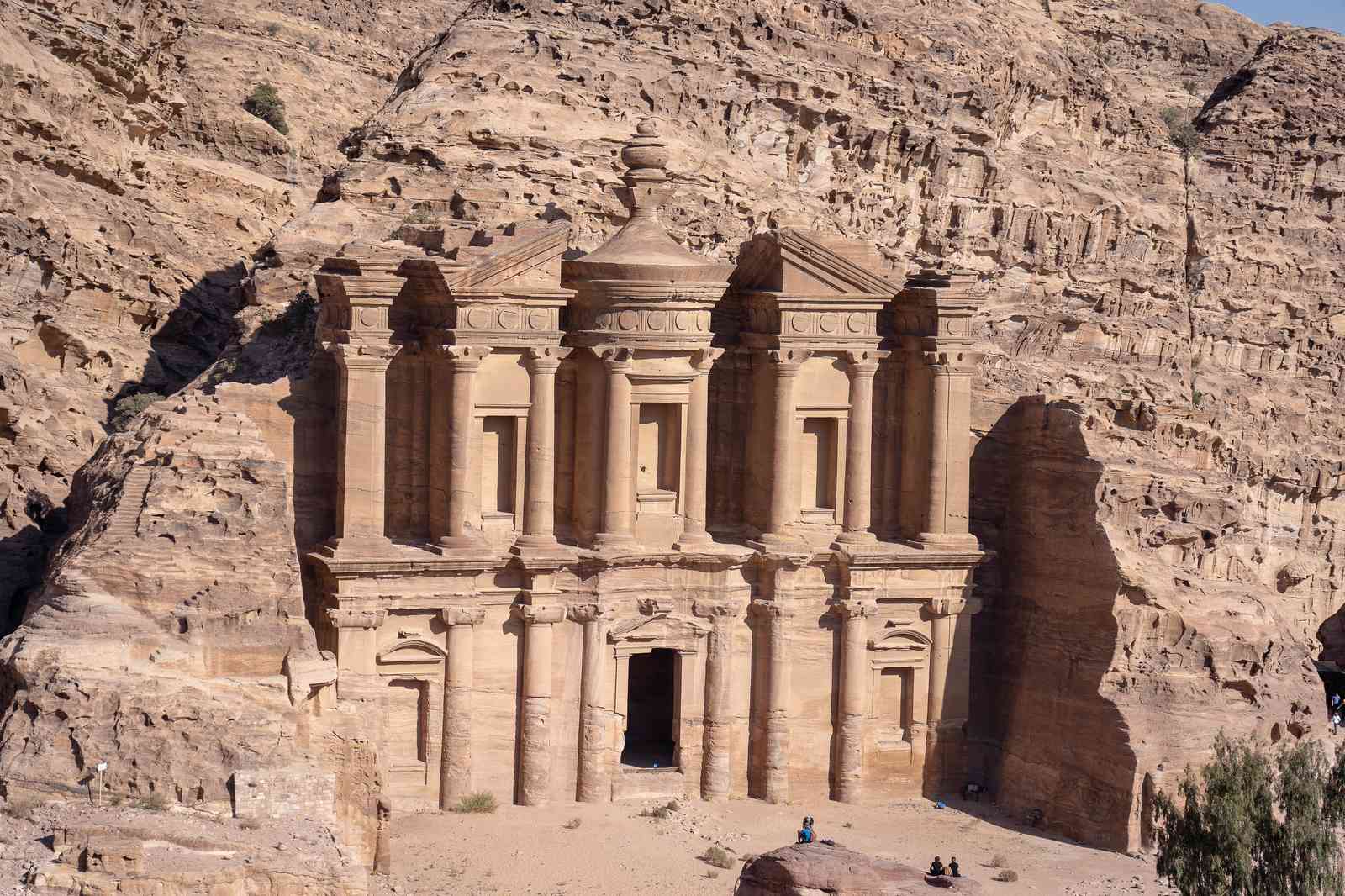 Majestic Petra Monastery Ancient City Wall Art