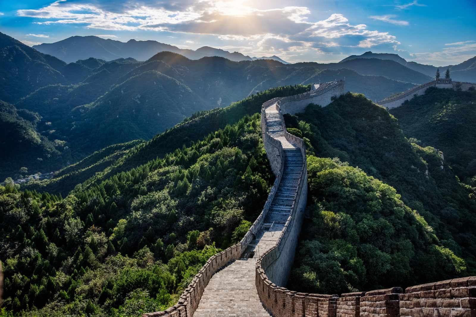 Great Wall of China Vista Wall Art