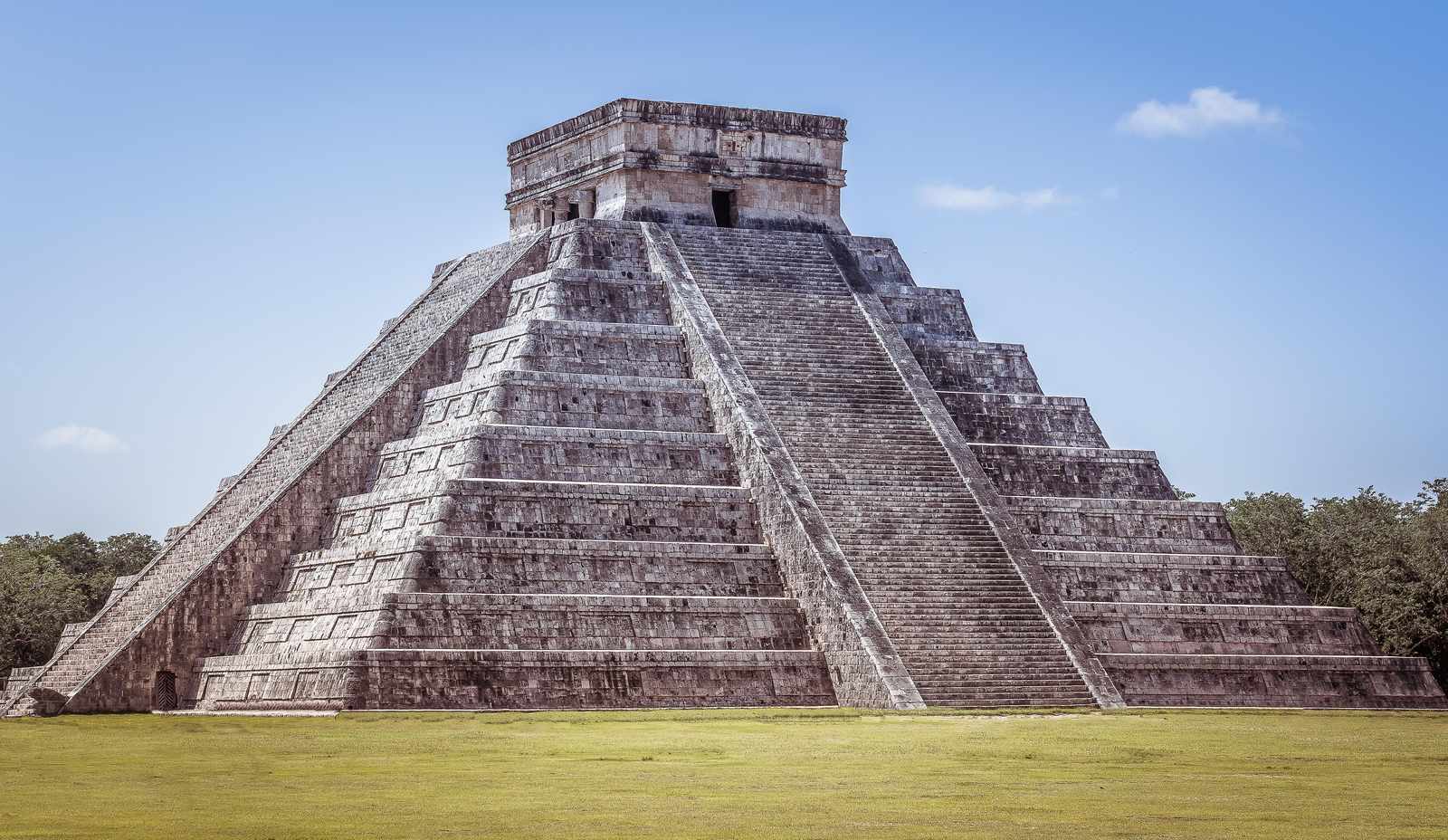 Chichen Itza Pyramid Mayan History Wall Art
