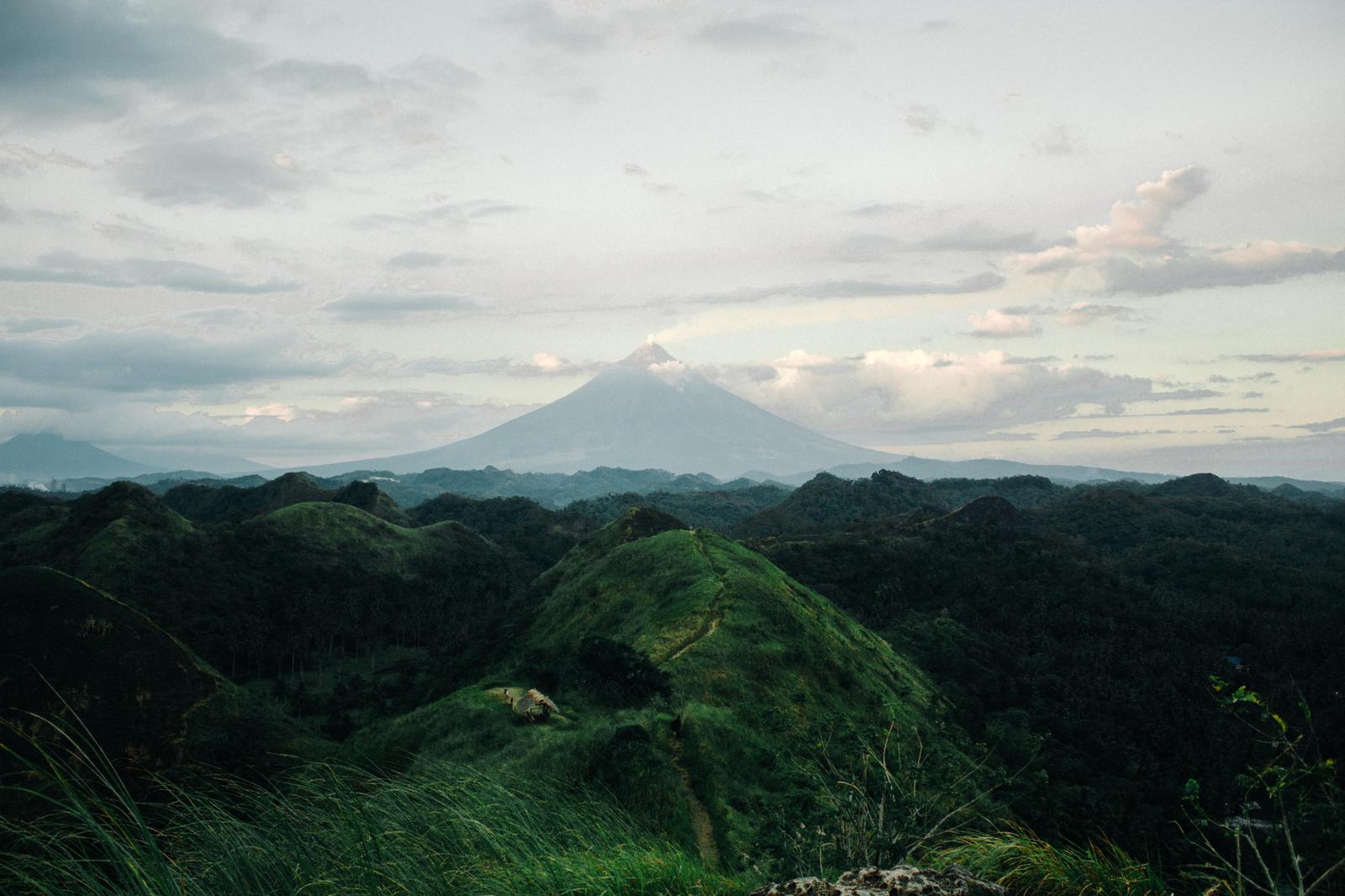 Majestic Volcano Landscape Wall Art