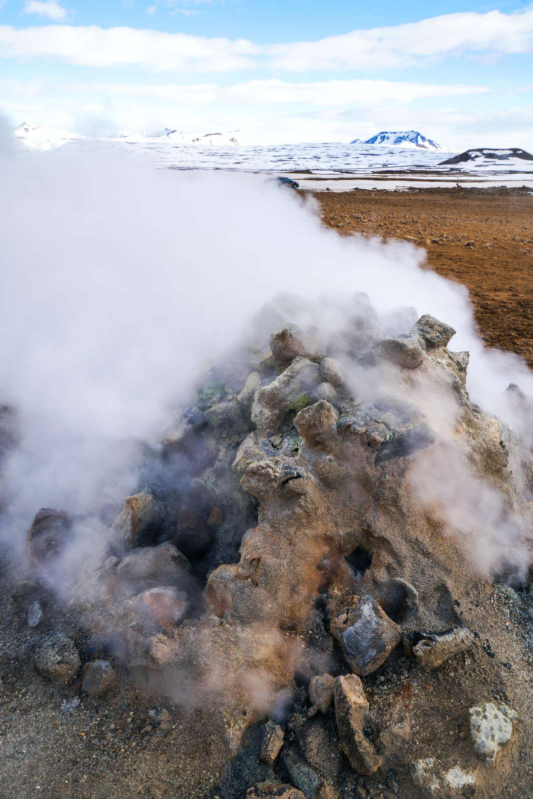 Icelandic Geothermal Landscape Wall Art