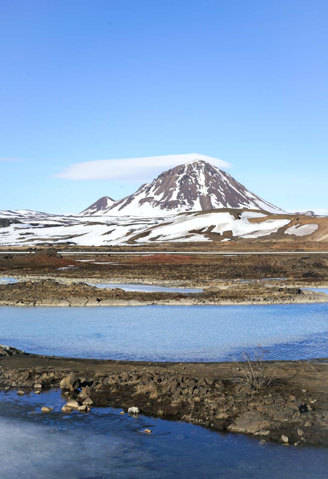 Icelandic Mountain & Blue Lagoon Wall Art